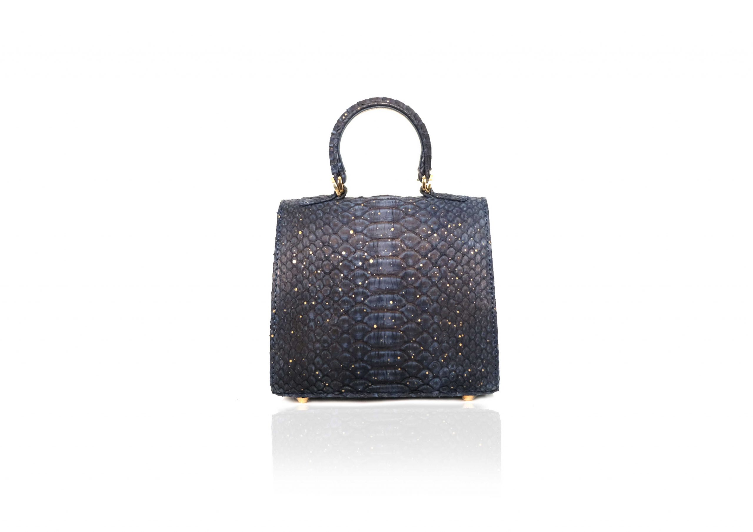 Rubby Small In Navy Gold - Image 6