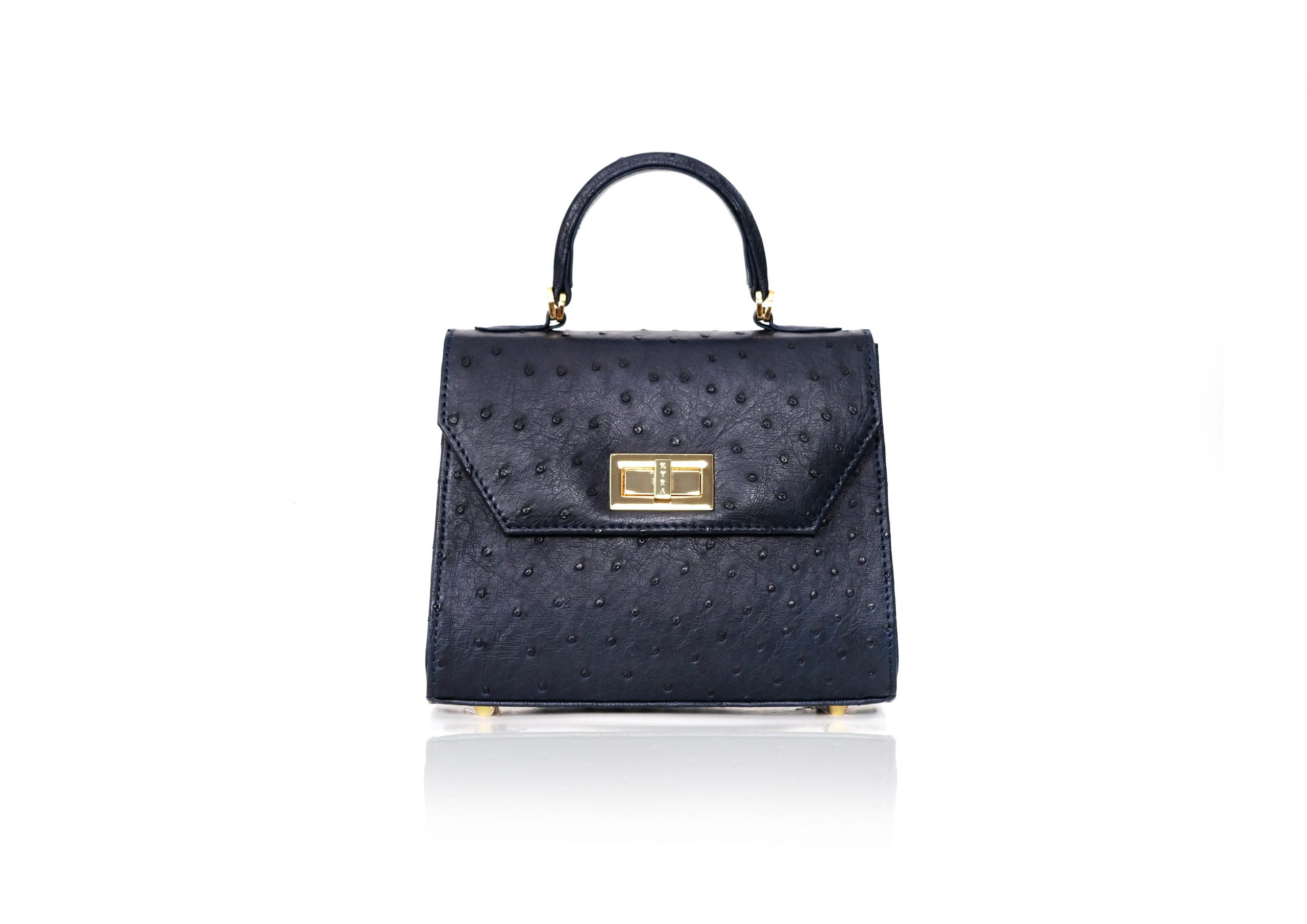 LUNA OSTRICH IN NAVY