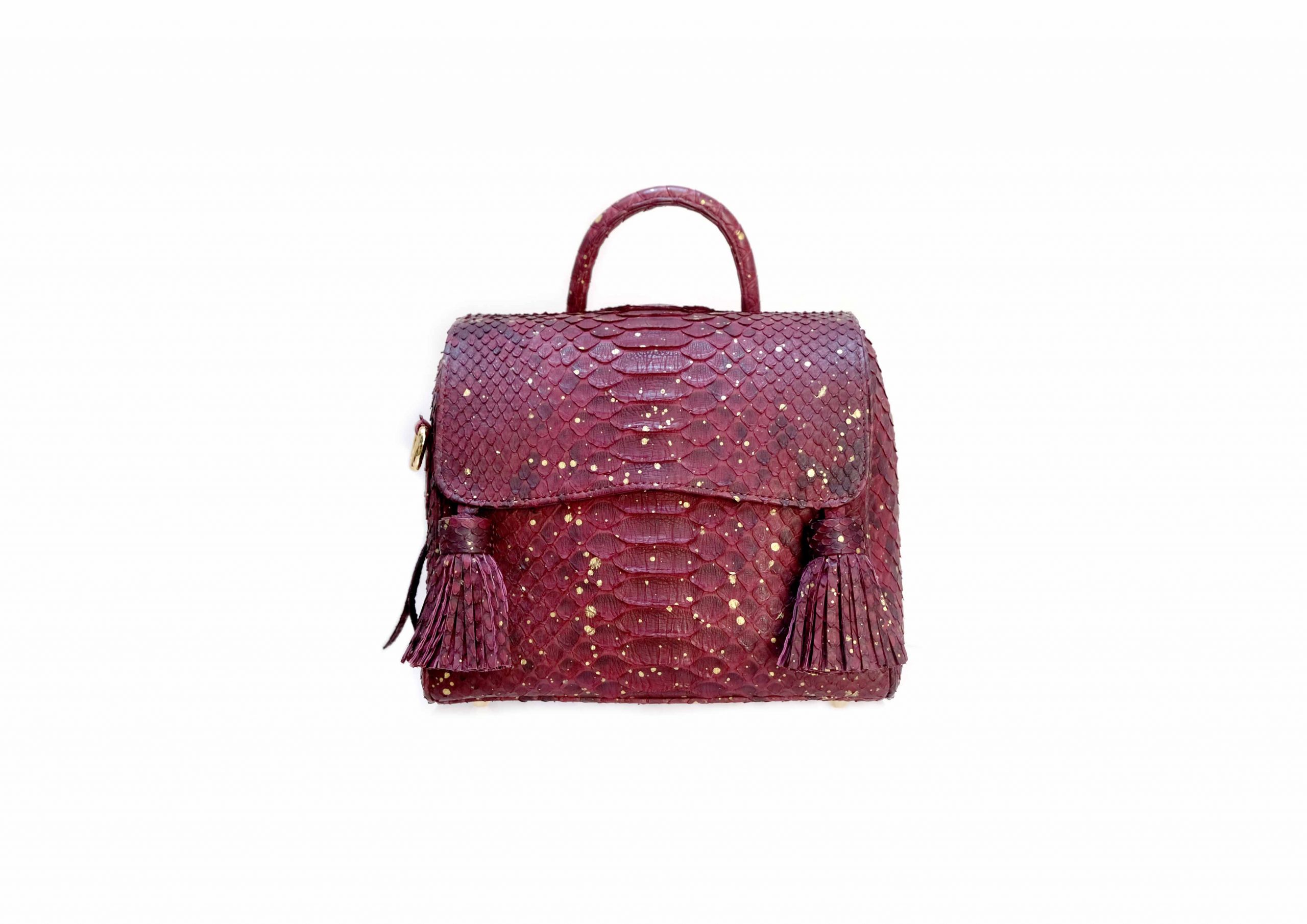 AGATHA IN BURGUNDY GOLD