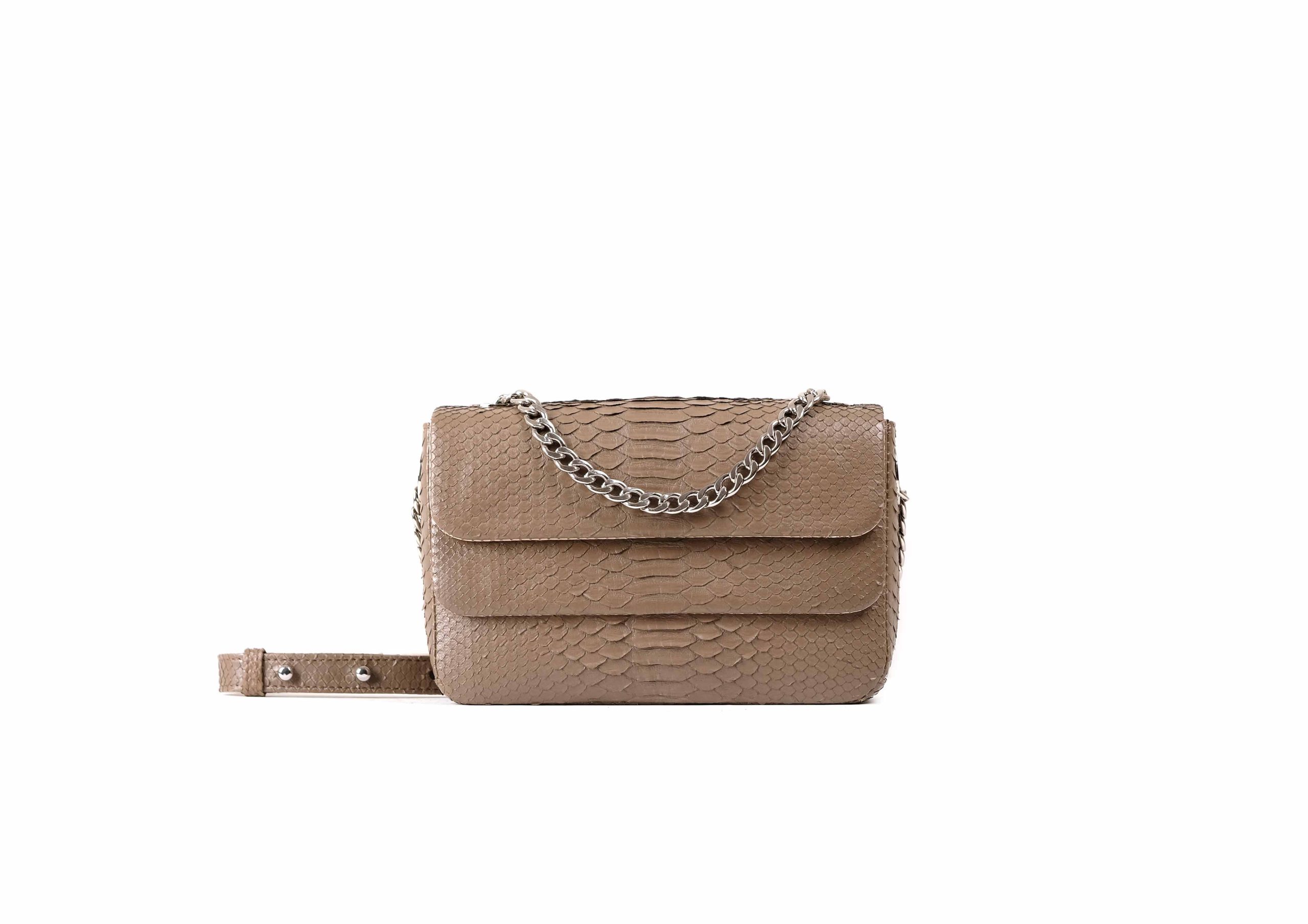 RUBBY CROSS IN TAUPE