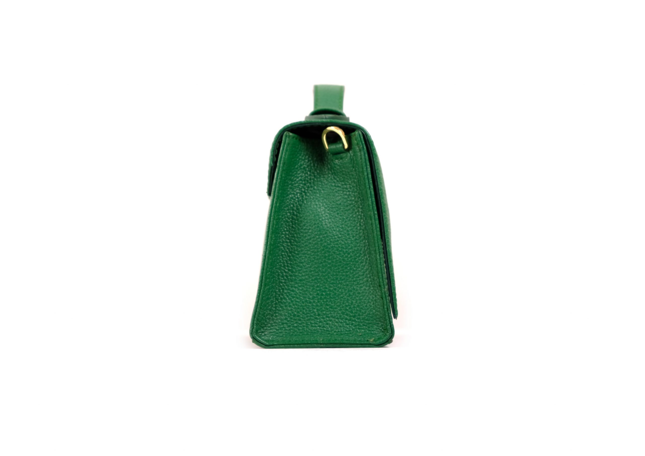 The Bridge Small In Green Calf - Image 6