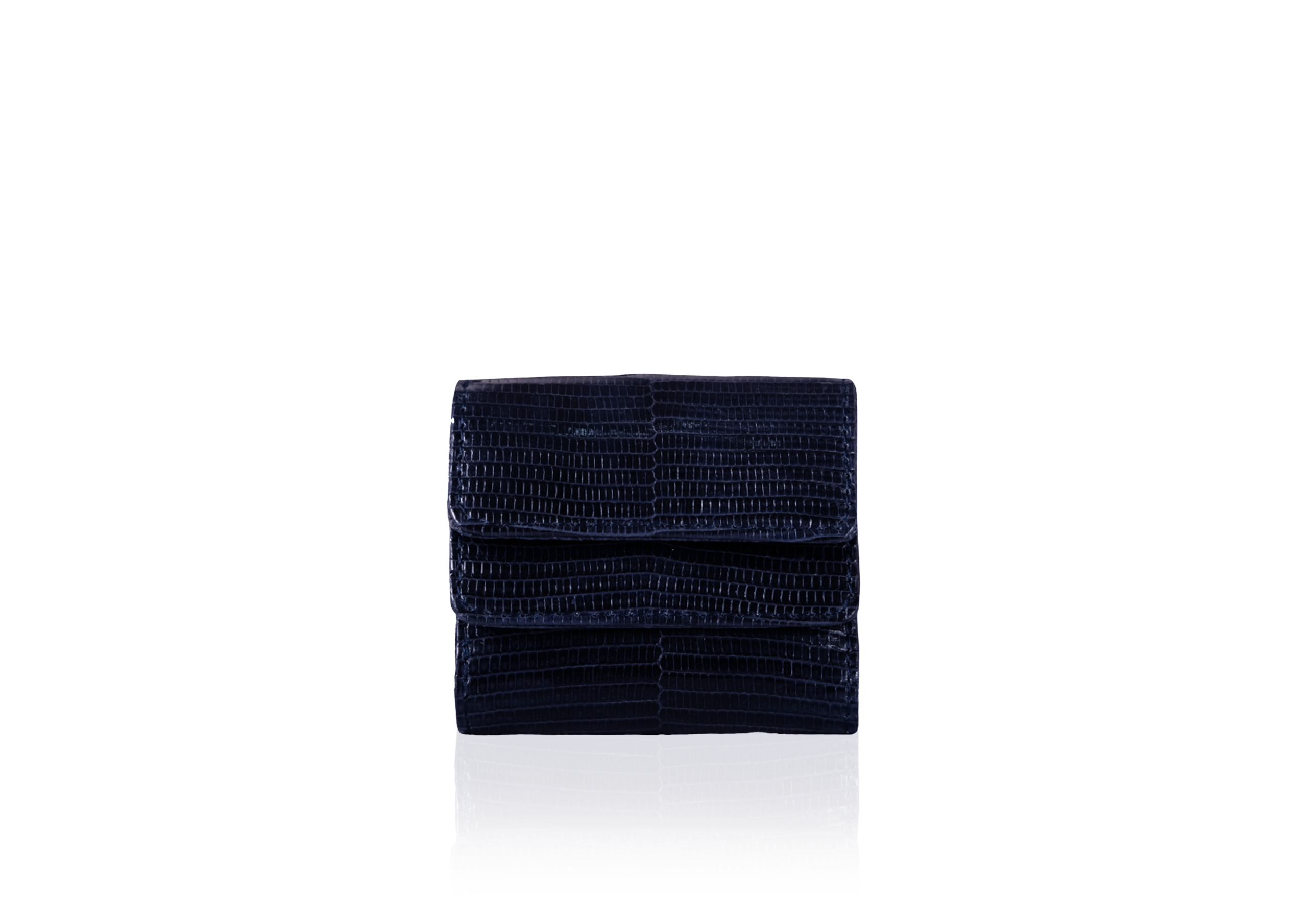 Rubby Wallet in Lizard Navy