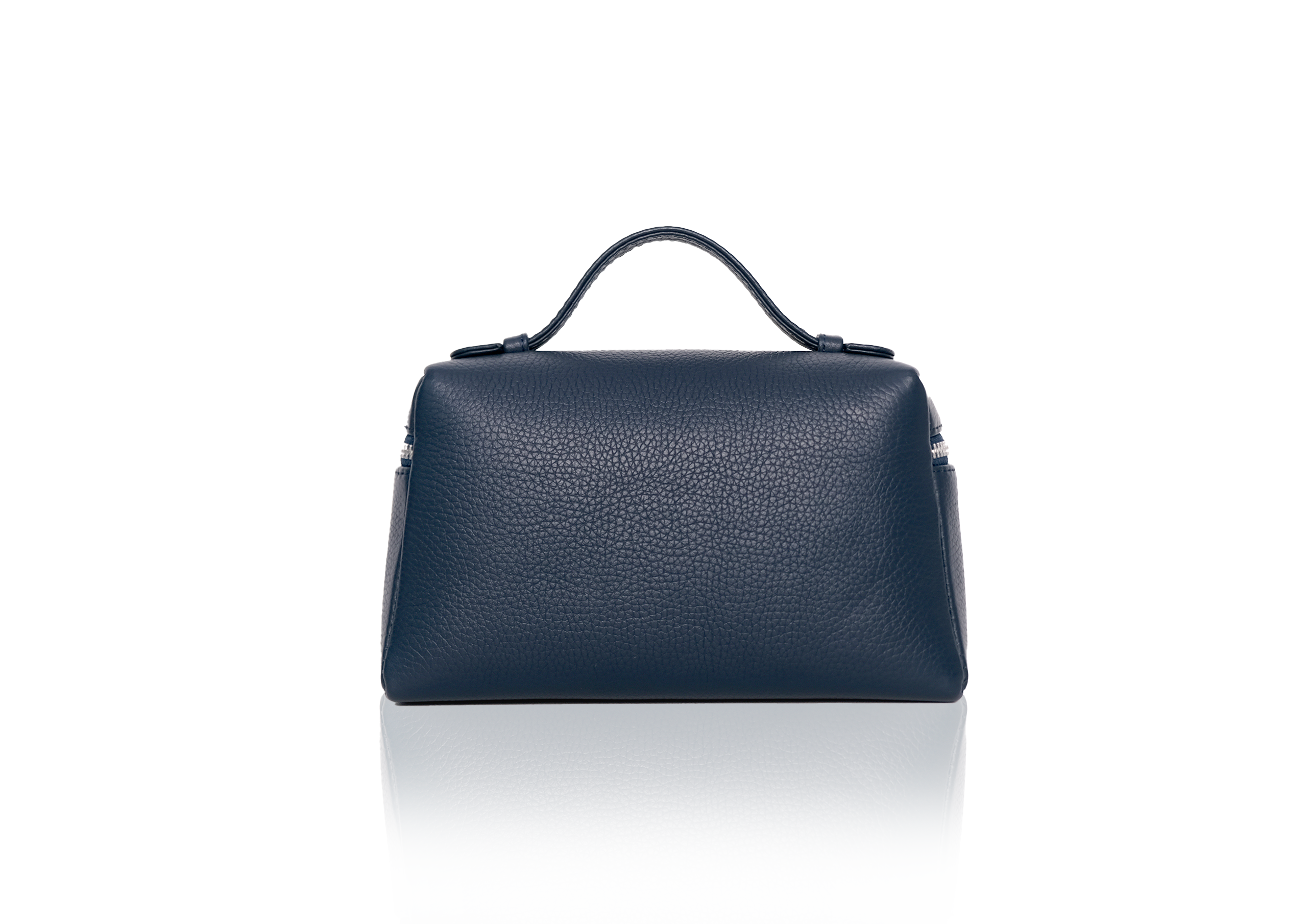 Picco Bag in Calf Leather - Navy - Image 4