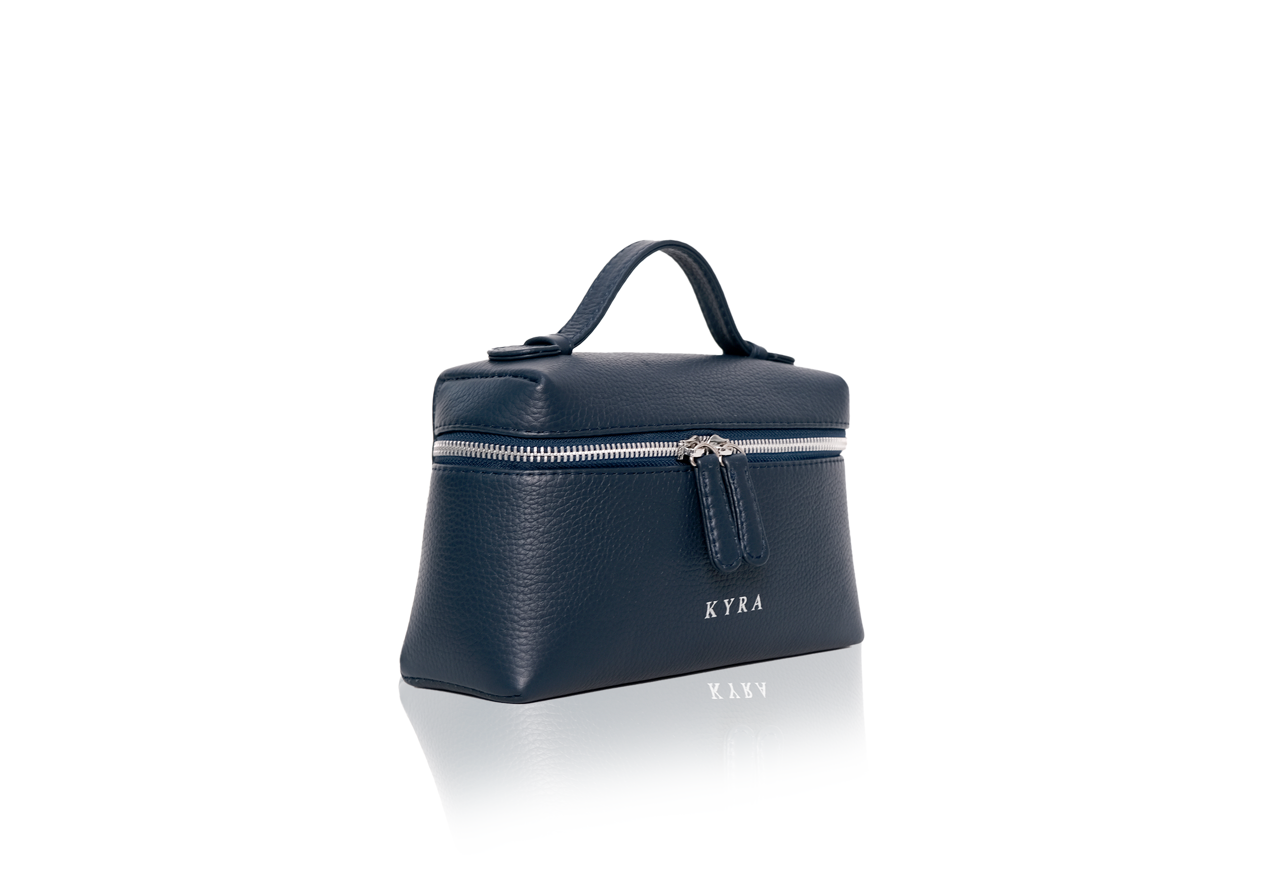 Picco Bag in Calf Leather - Navy - Image 2