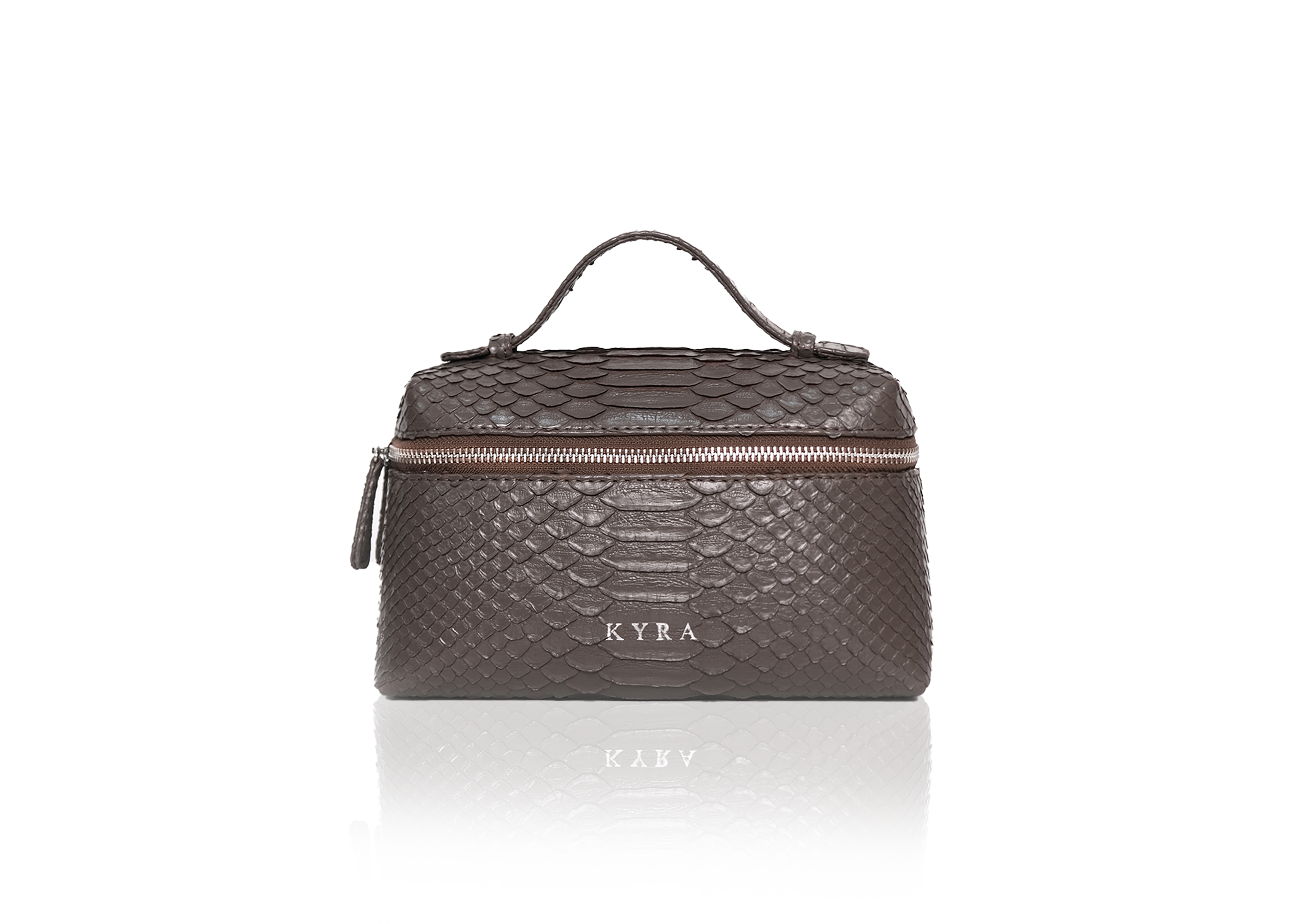 Picco Bag in Precious Leather – Dark Taupe