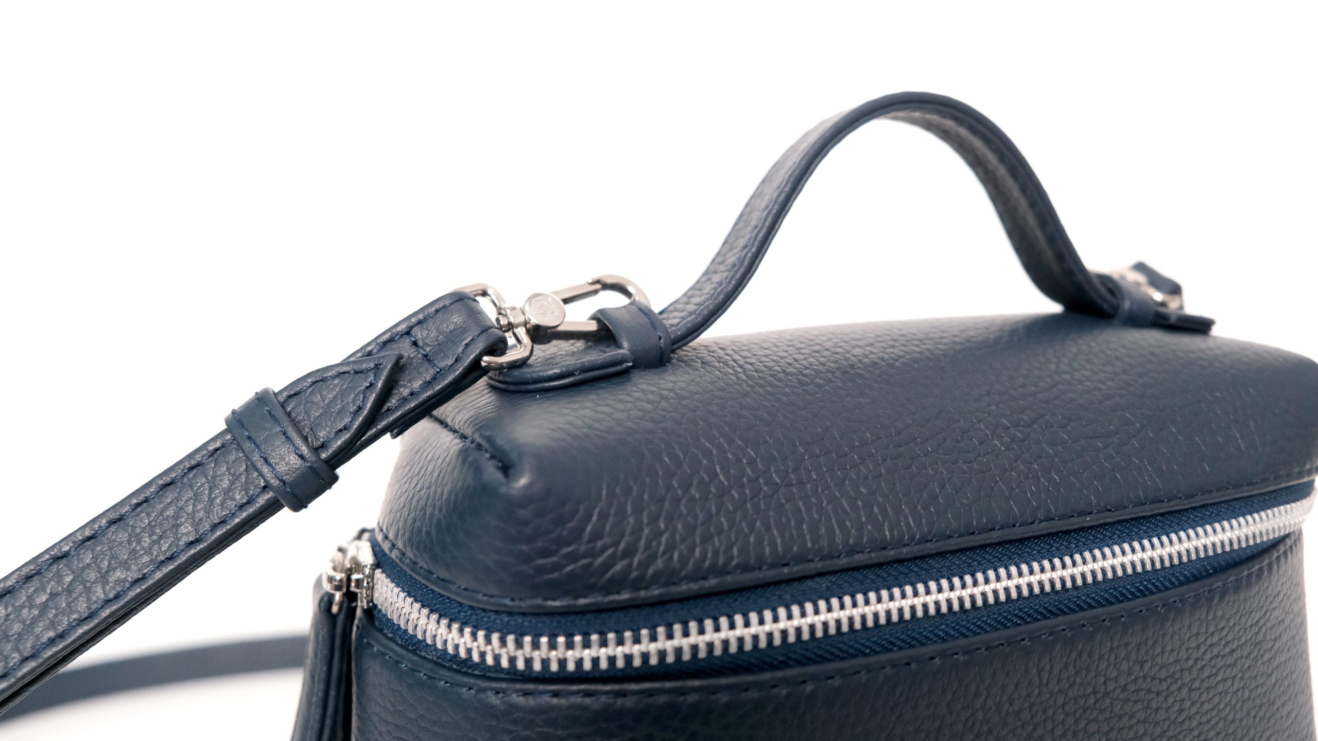 Picco Bag in Calf Leather - Navy - Image 6