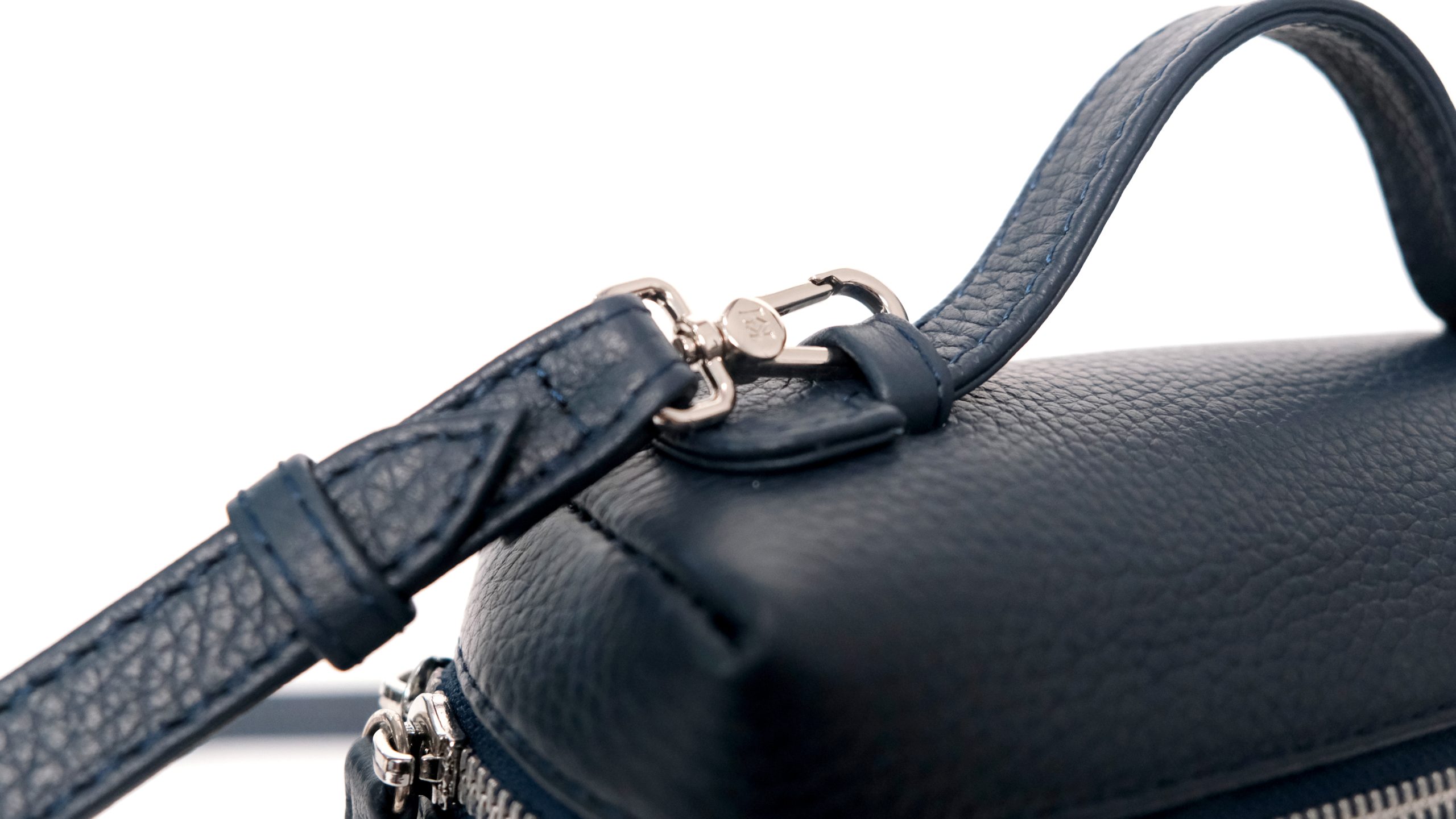 Picco Bag in Calf Leather - Navy - Image 7