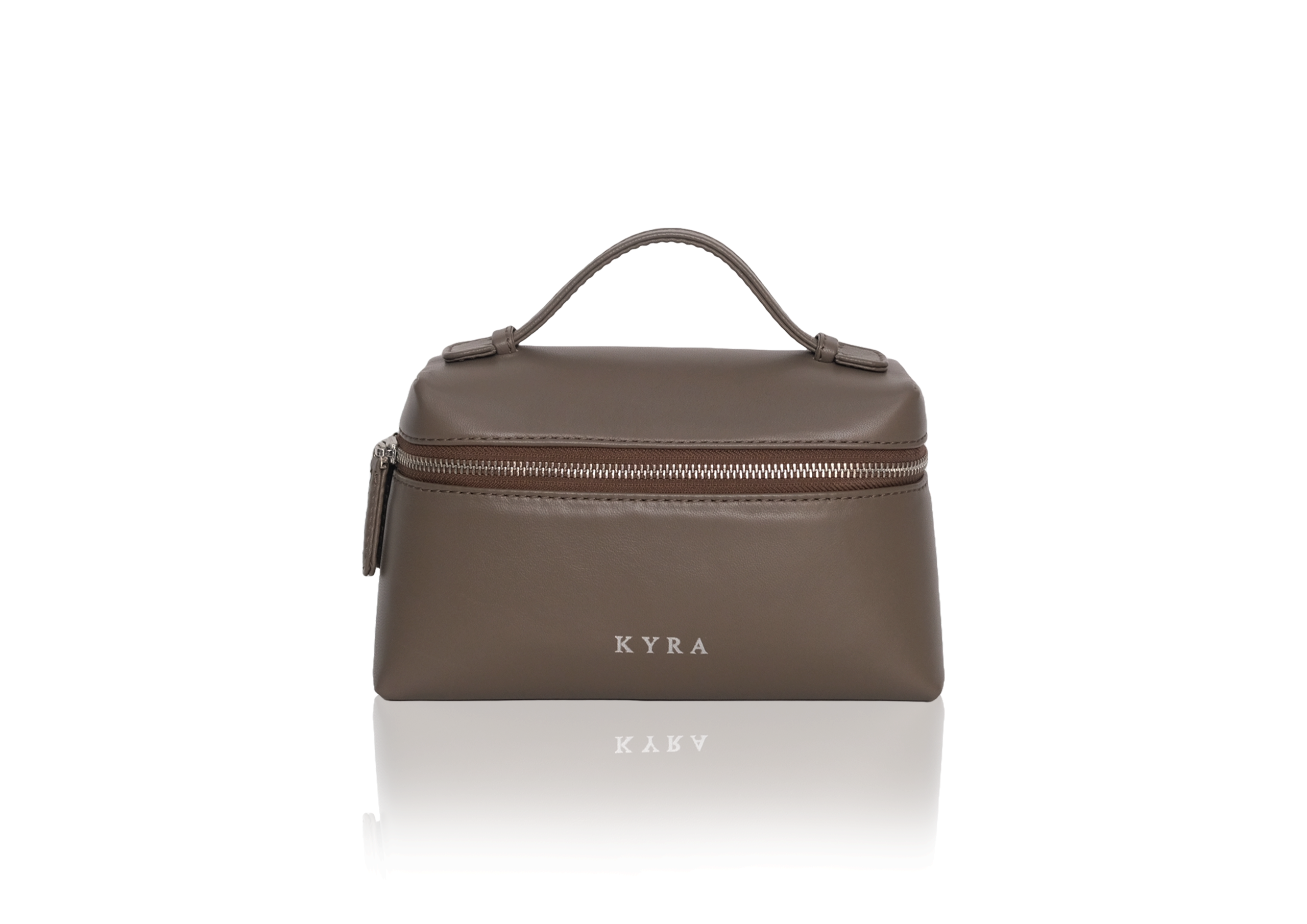 Picco Bag in Lamb Leather – Dark Taupe