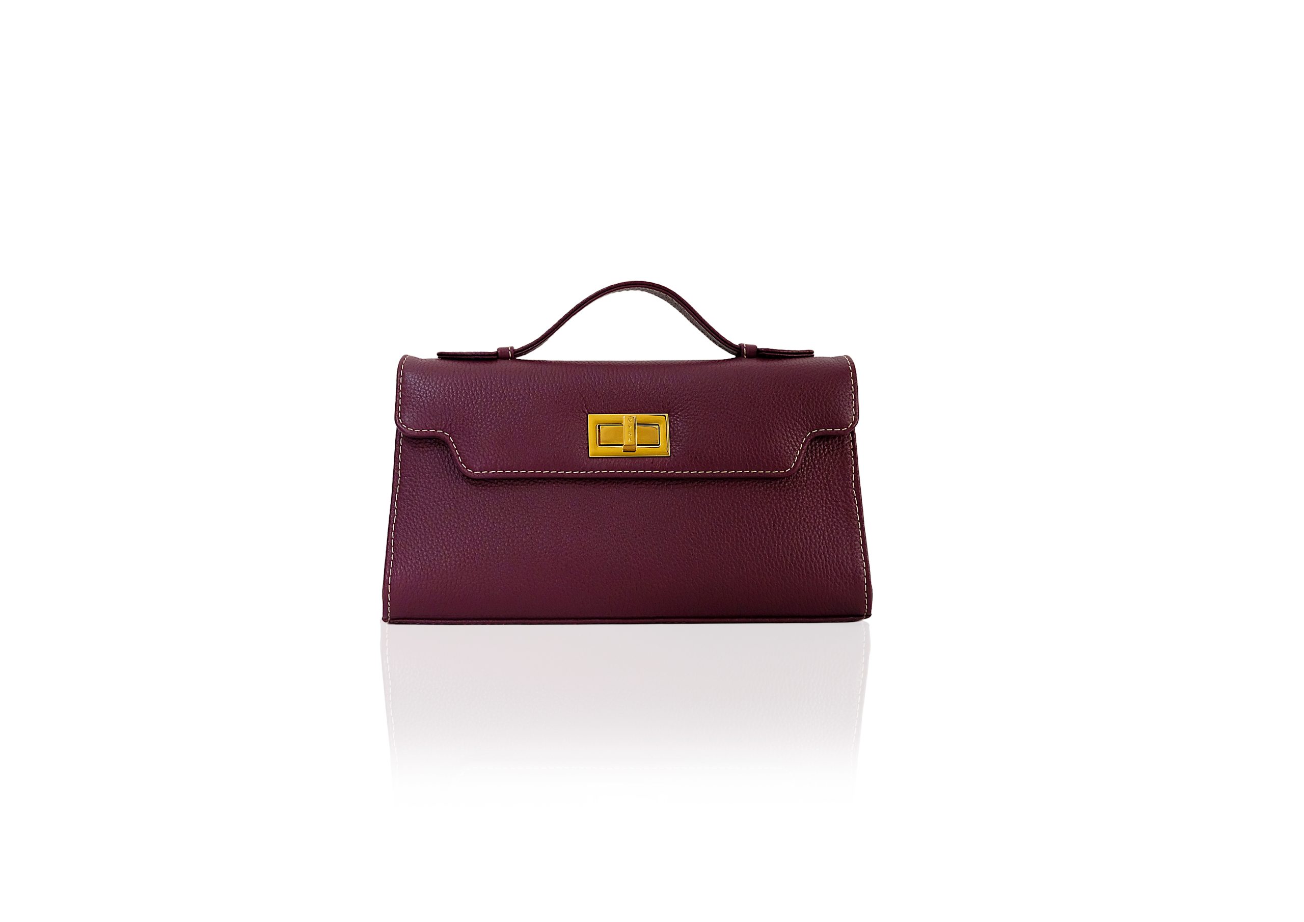 Luna 29 Bag in Burgundy Calf - Image 2