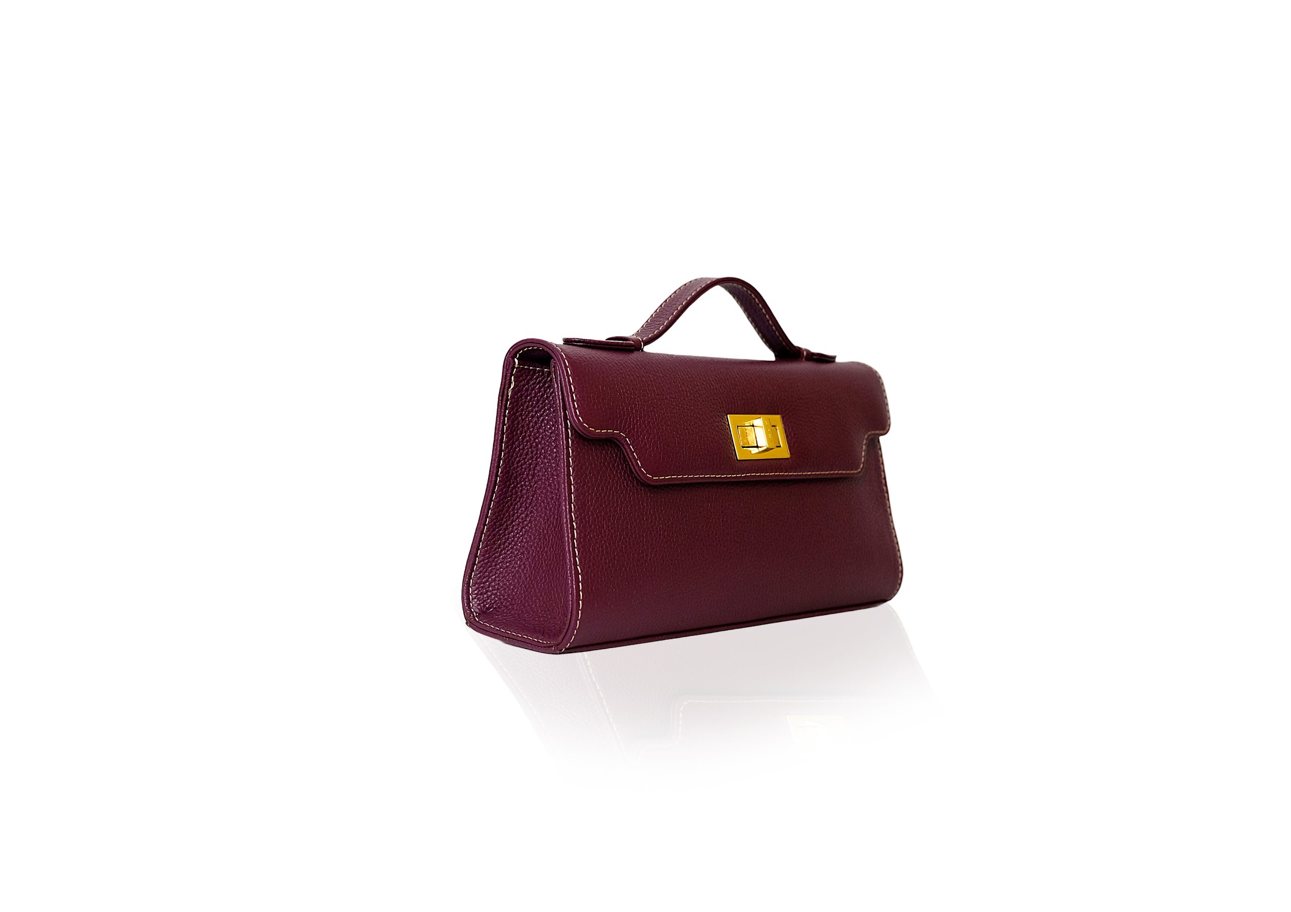 Luna 29 Bag in Burgundy Calf - Image 3