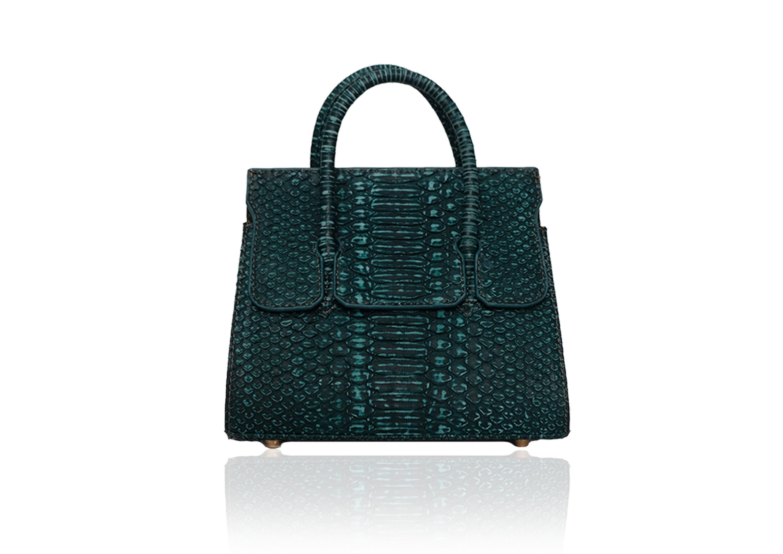 Adriana Small in Peacock Blue