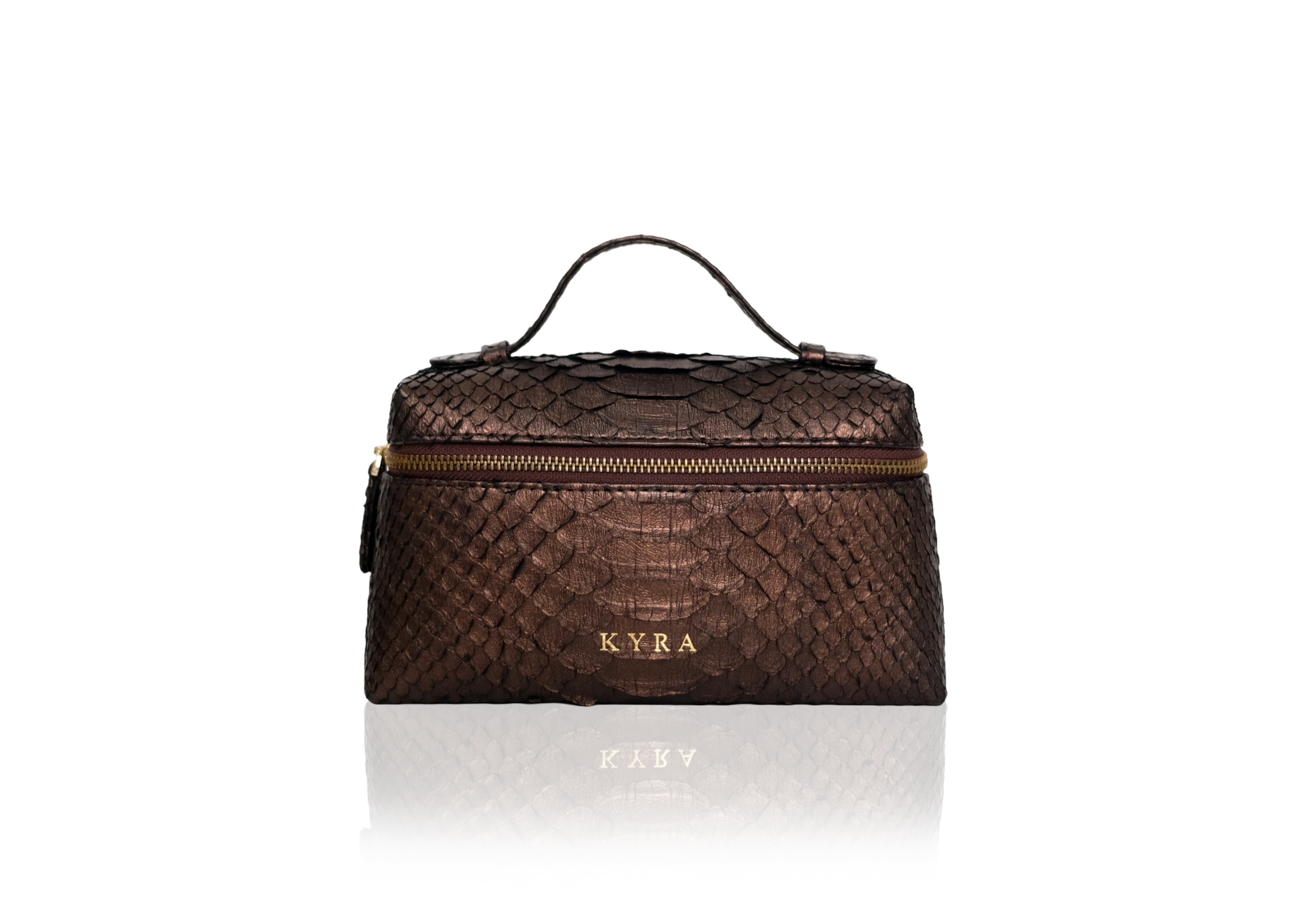 Picco Bag in Precious Leather – Bronze