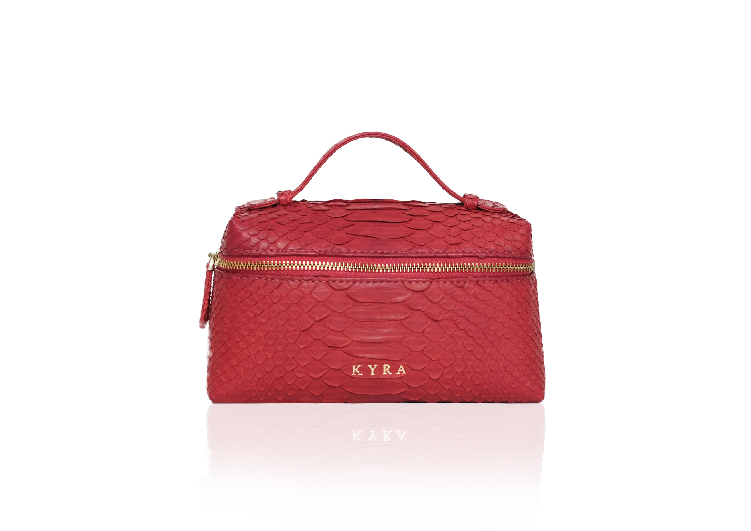 Picco Bag in Precious Leather – Red Solid