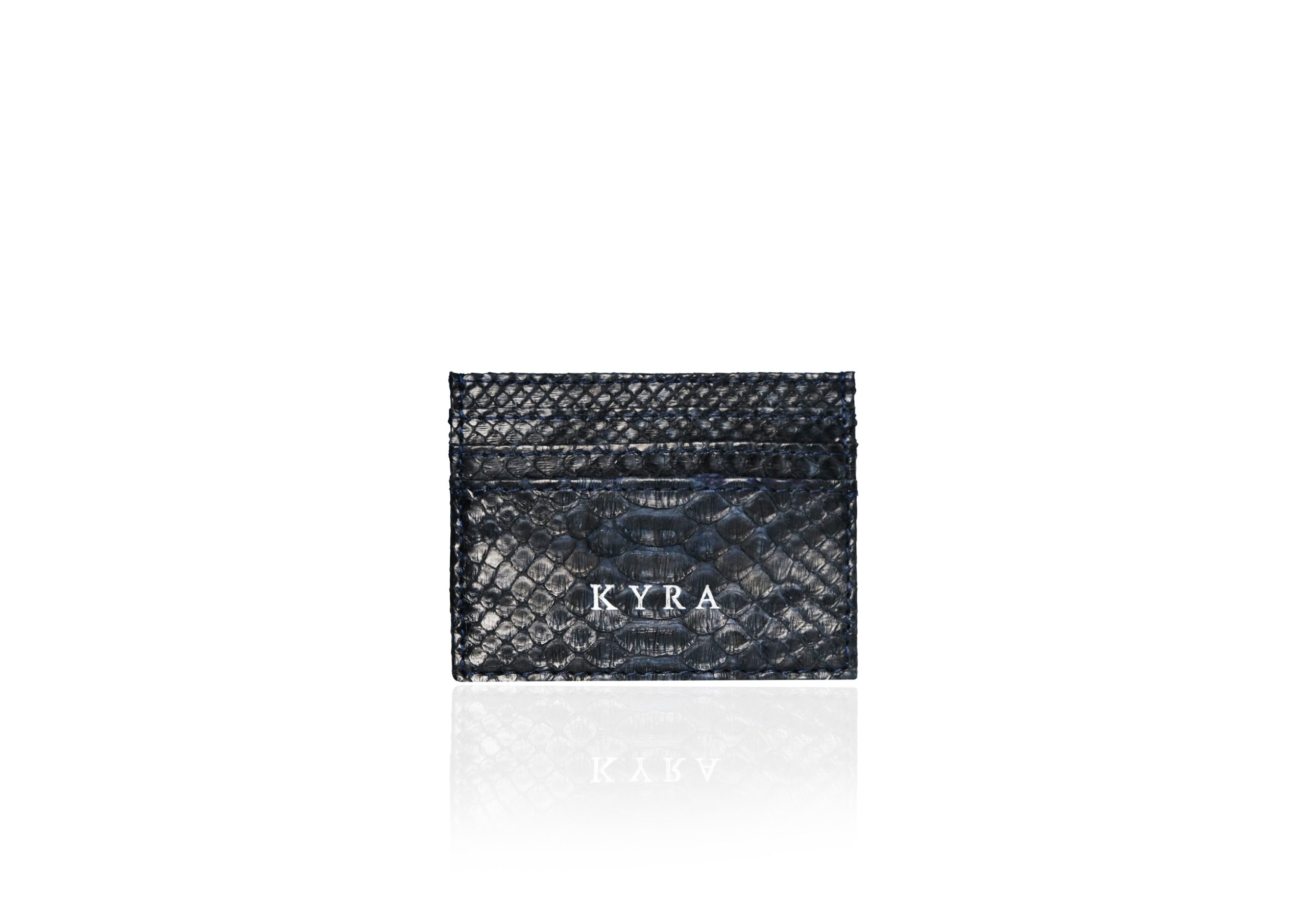 Card Holder Python Navy