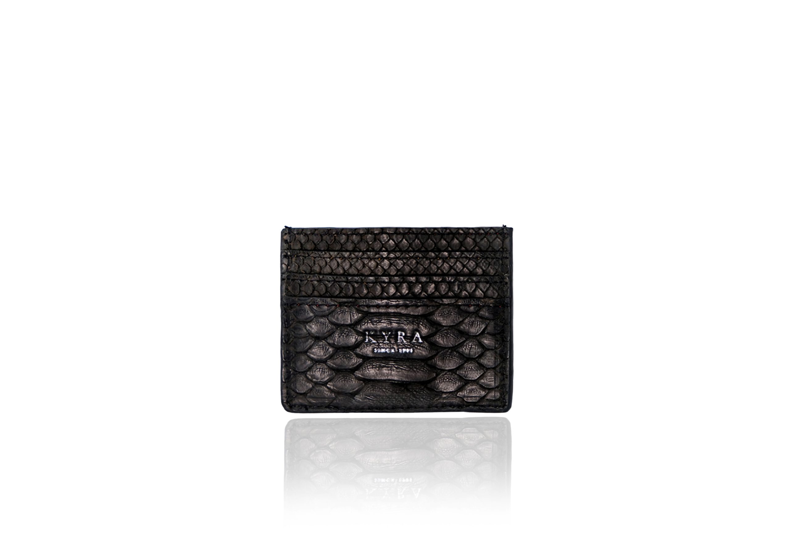 Card Holder Python Black