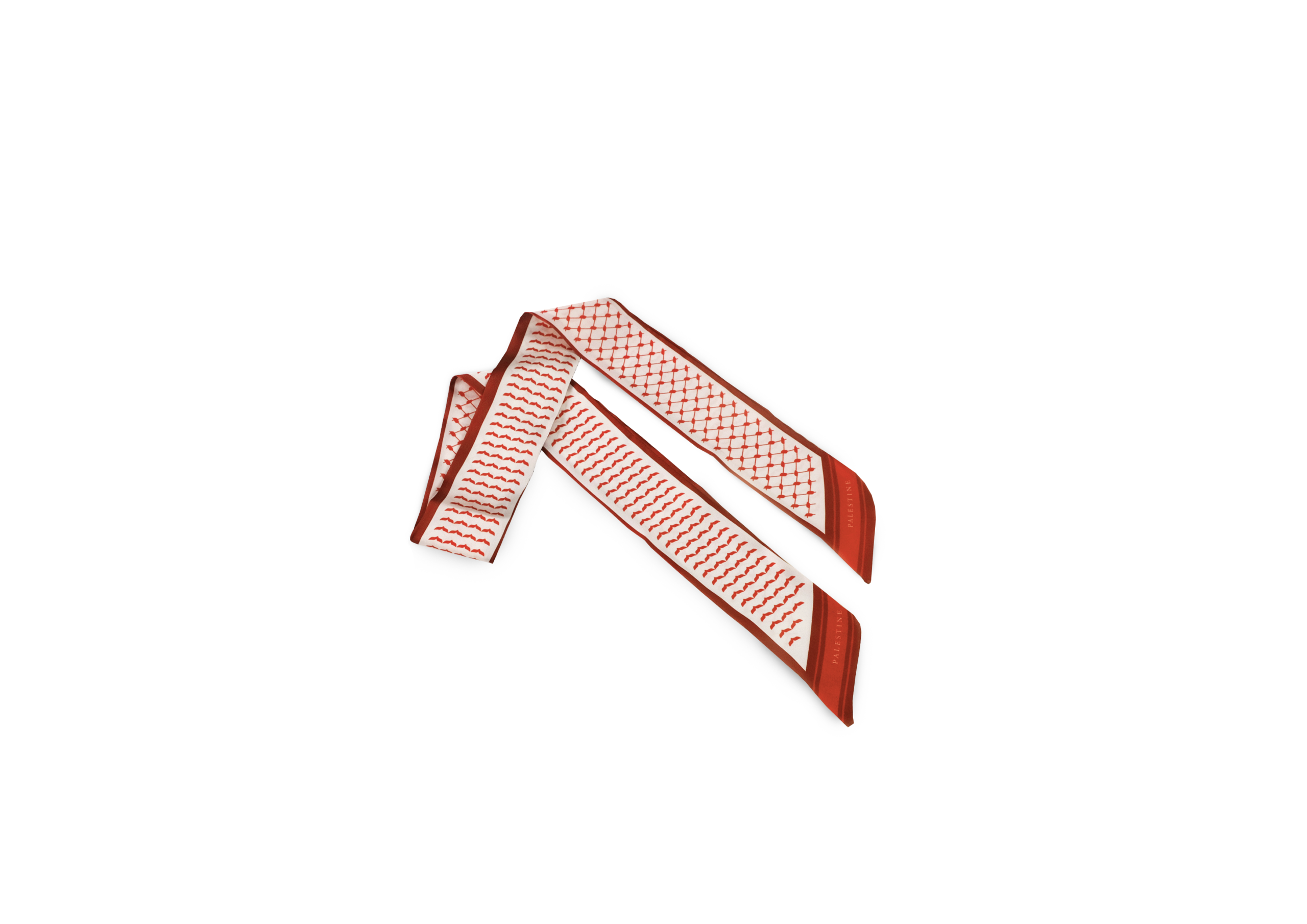 Twilly Keffiyeh in Bold and Red