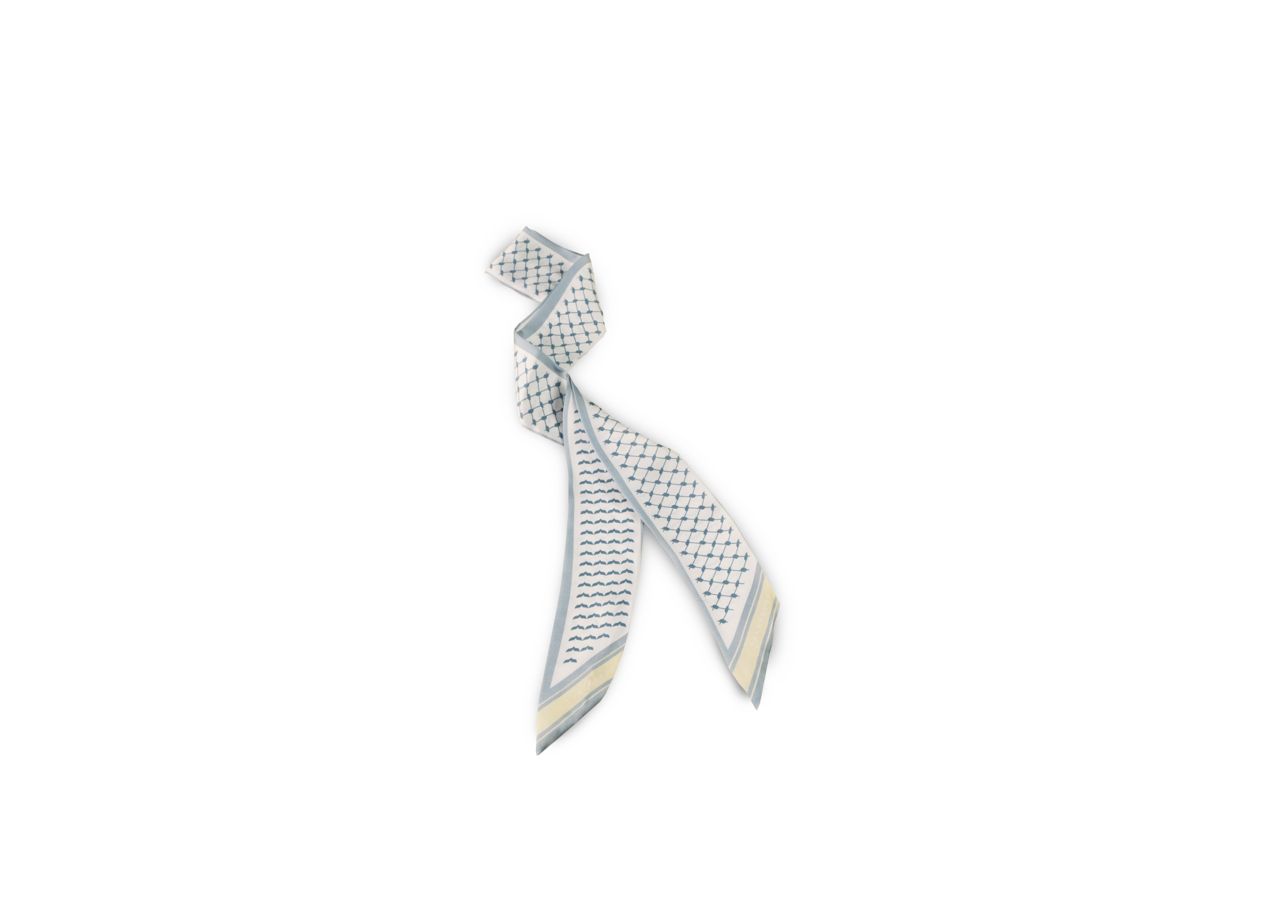 Twilly Keffiyeh in Blue and White