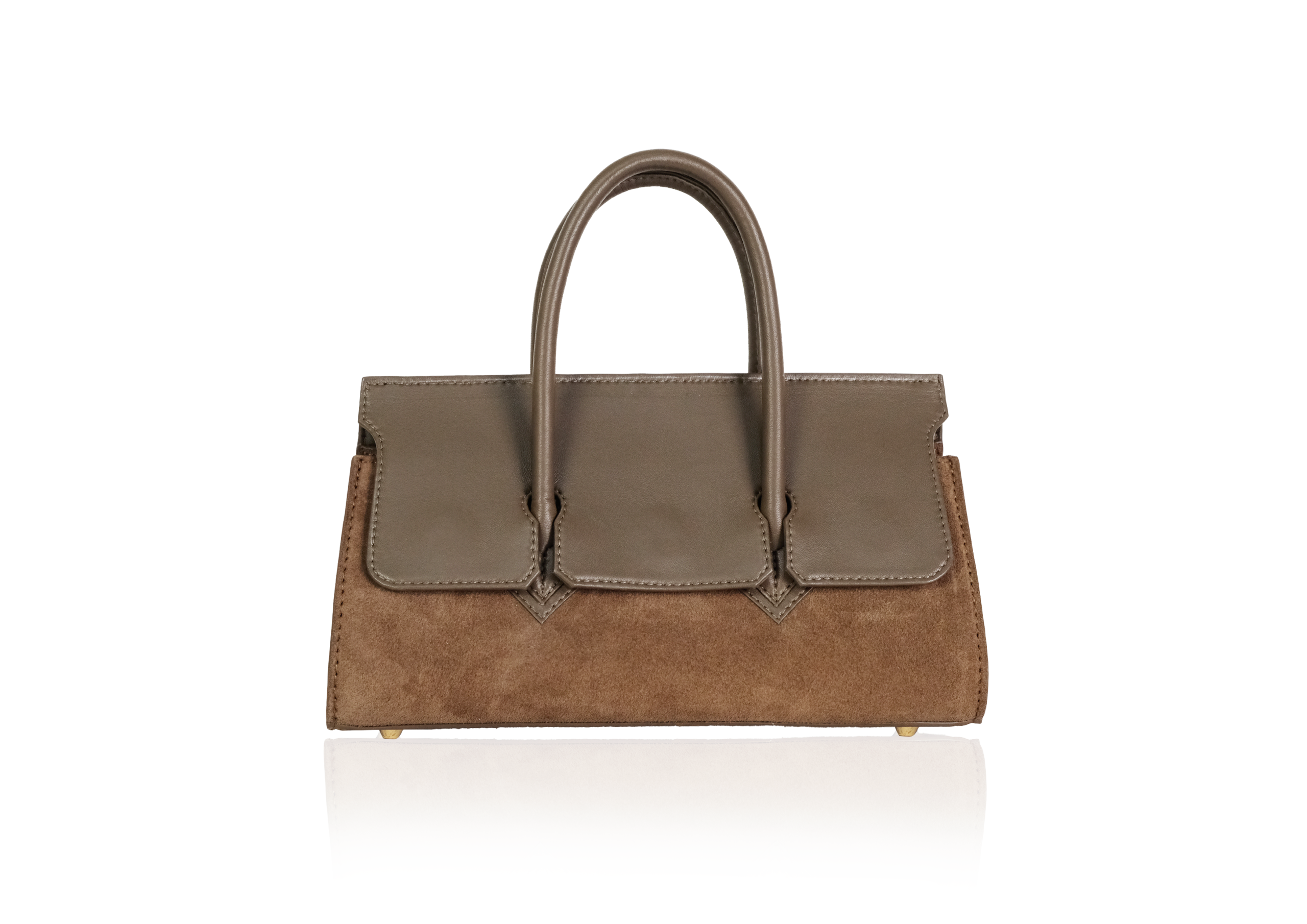 Adriana Lungo in Suede Nappa Dark Brown