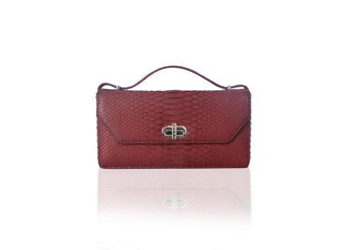 Tas Bahu Merah Marun Mewah