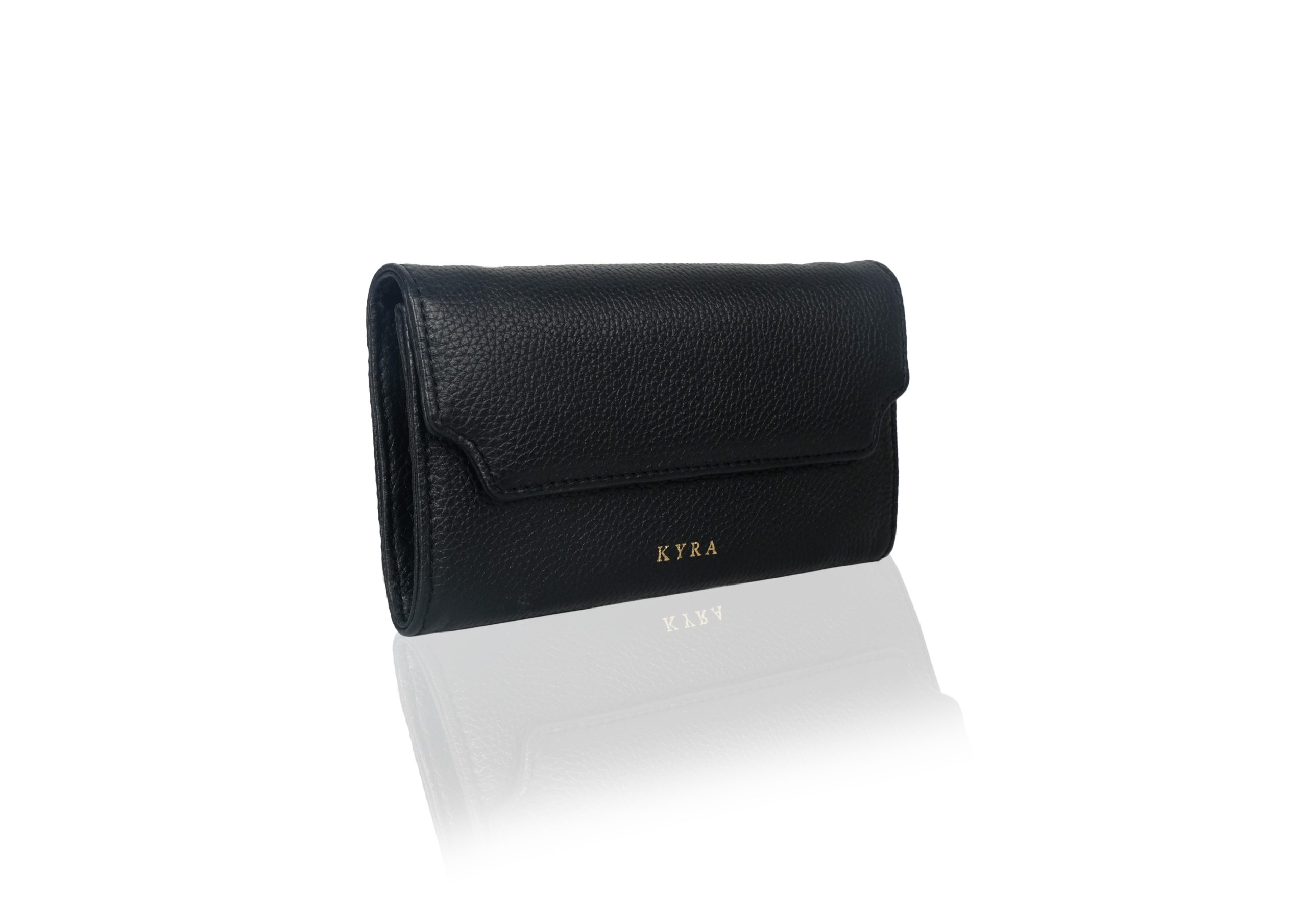 Sophia Purse in Black Calf Leather - Image 3