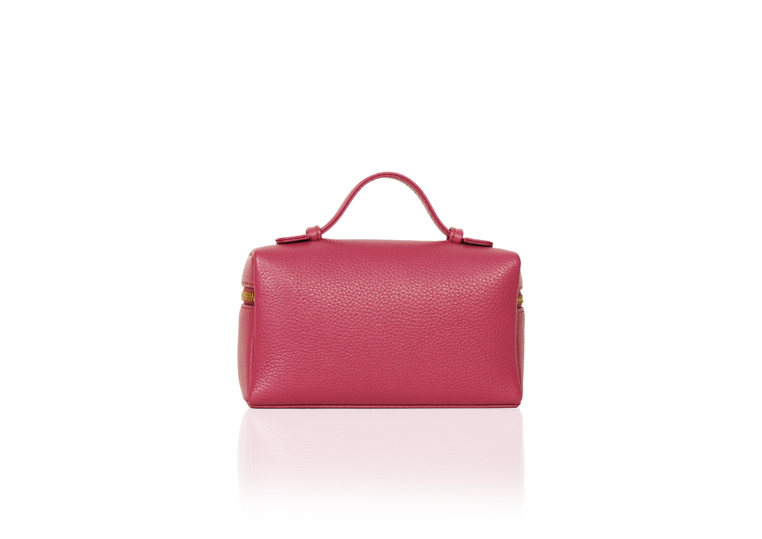 Picco 19 Bag in Calf Leather - Magenta - Image 4