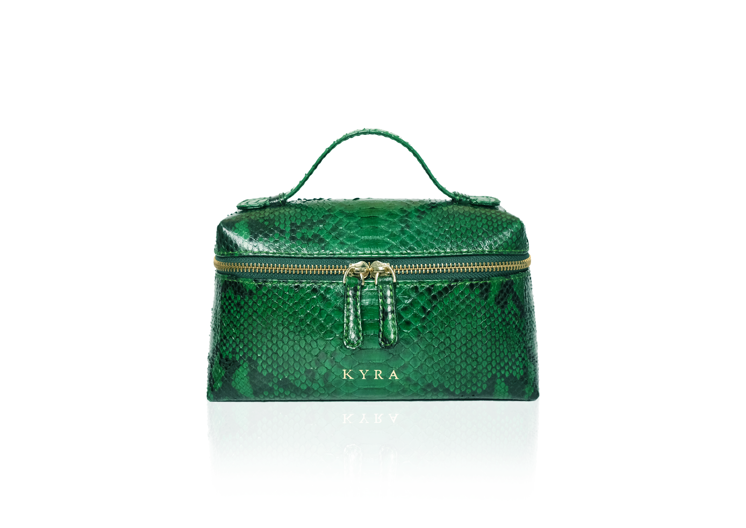 Picco Bag in Precious Leather – Emerald Green