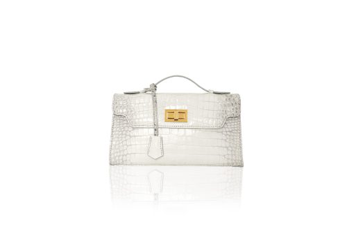 crocodile leather bag
