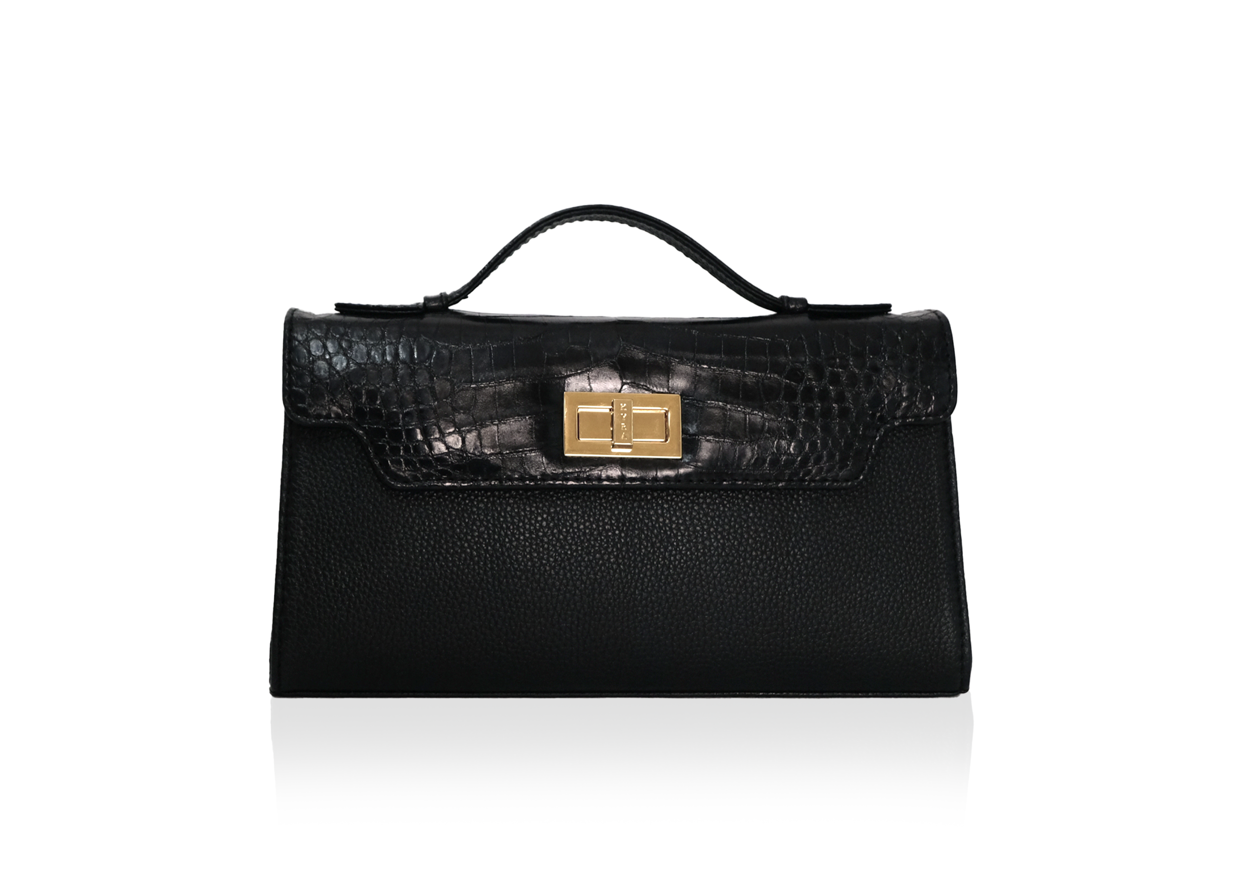 Luna 29 Croco Black Flap