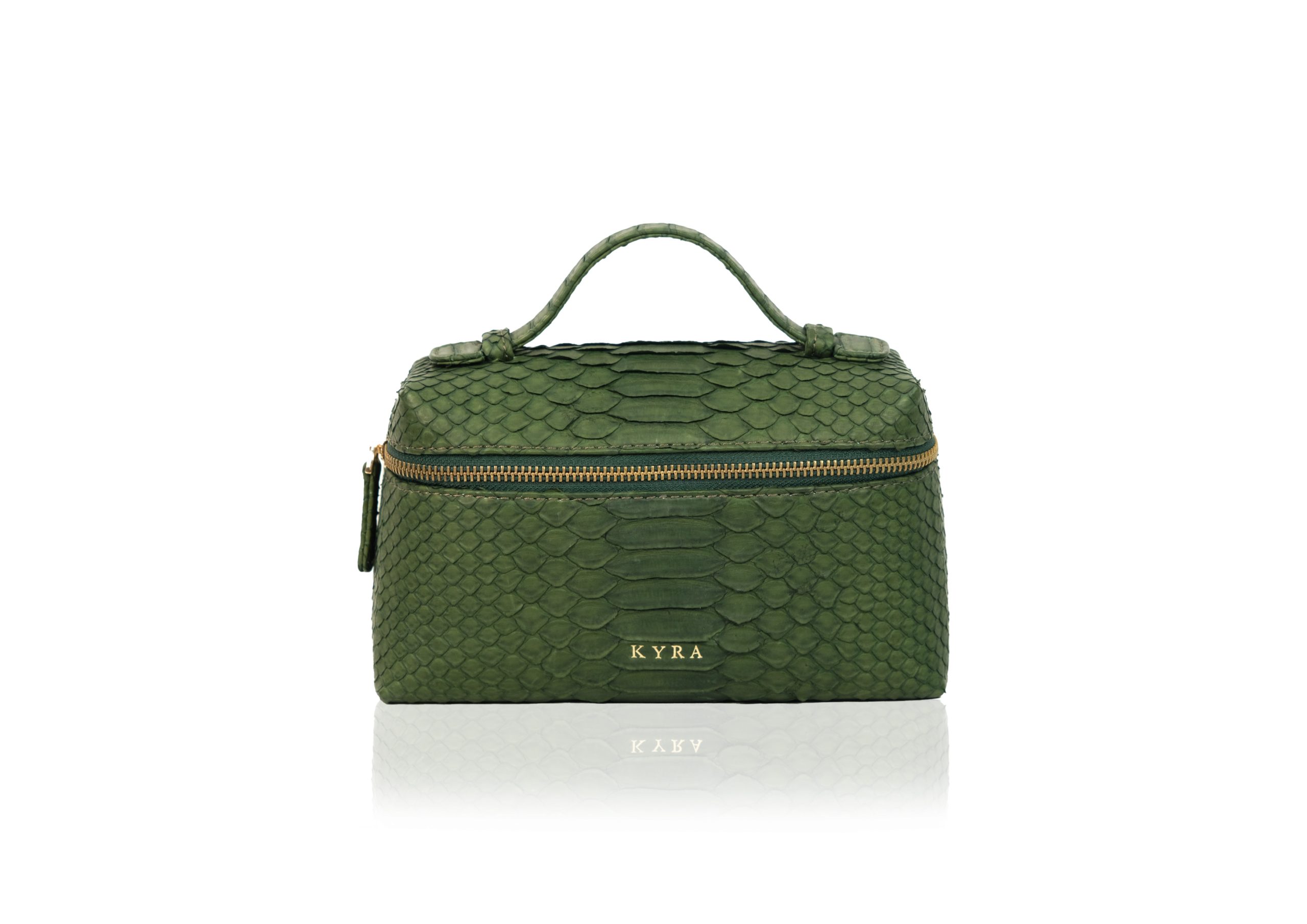 Picco Bag in Precious Leather – Olive Green Matte
