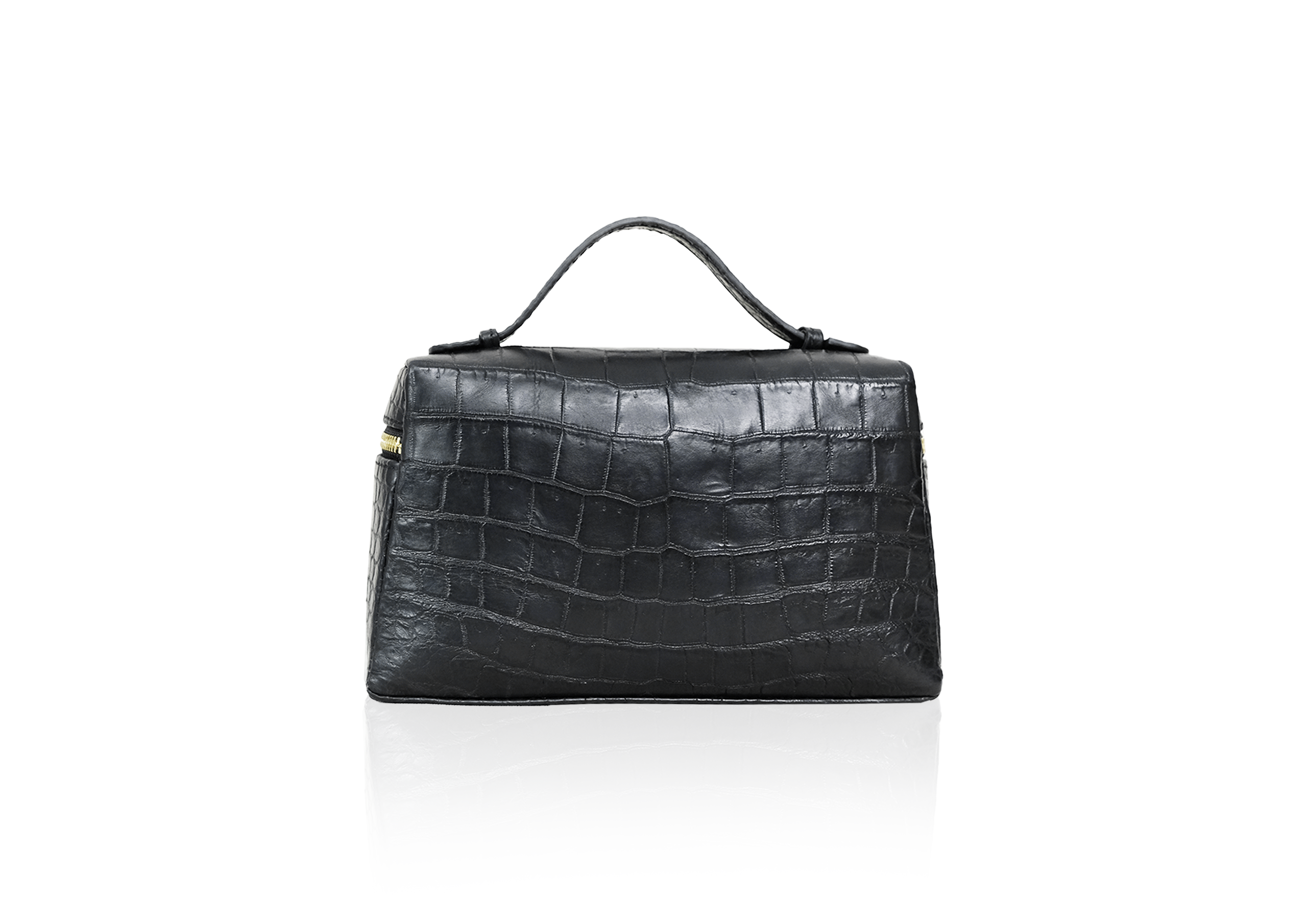 Picco Bag in Black Croco - Image 4