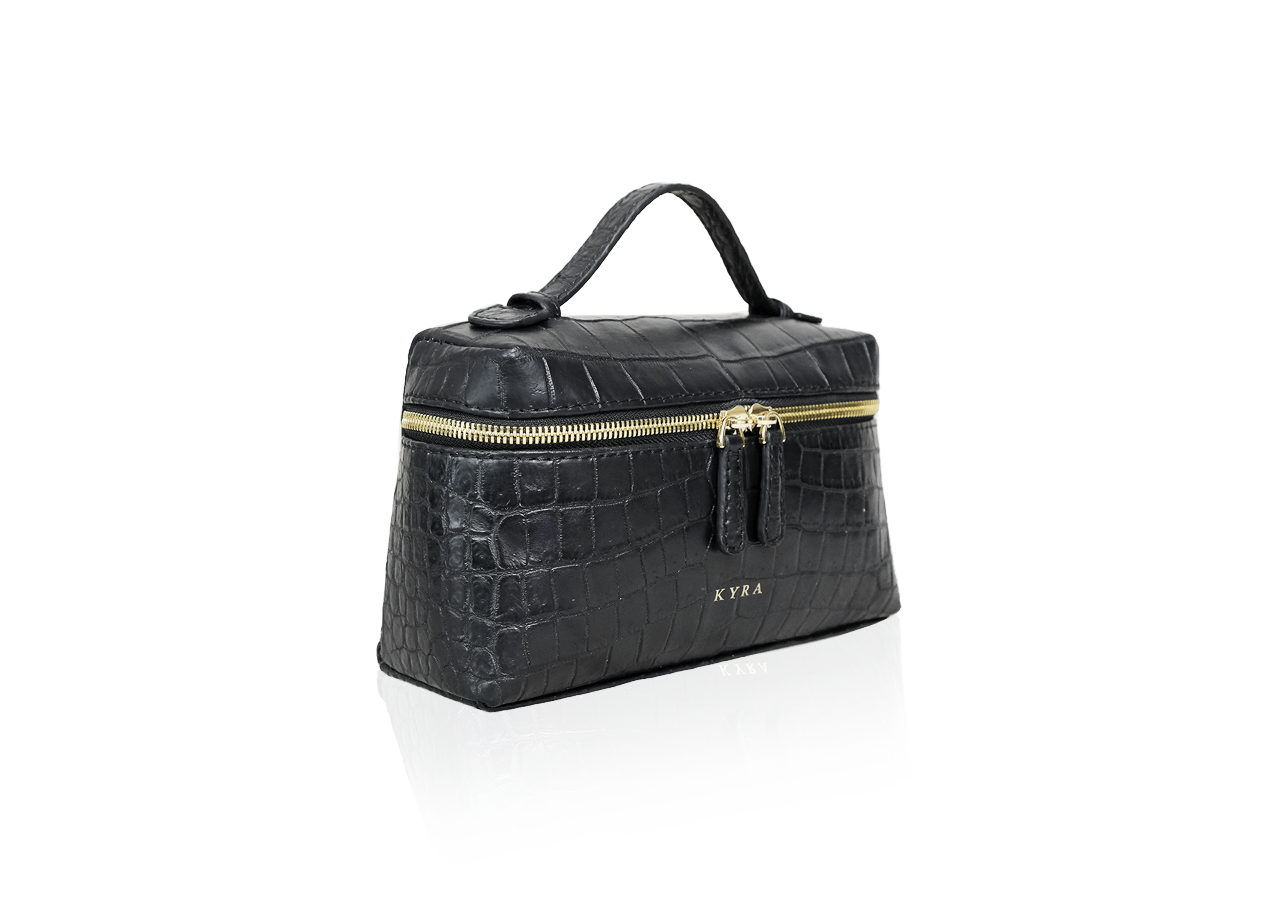 Picco Bag in Black Croco - Image 2