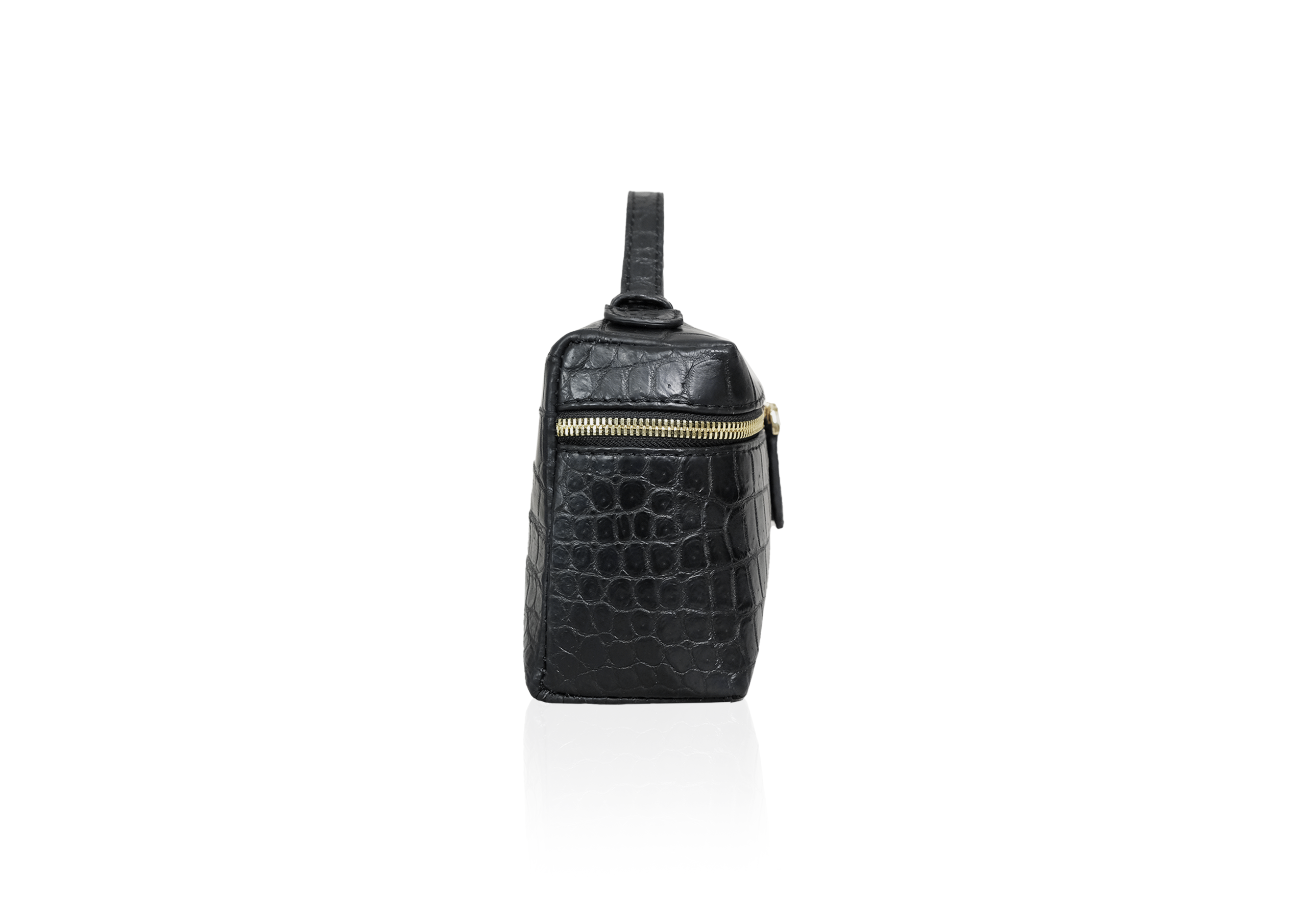Picco Bag in Black Croco - Image 3