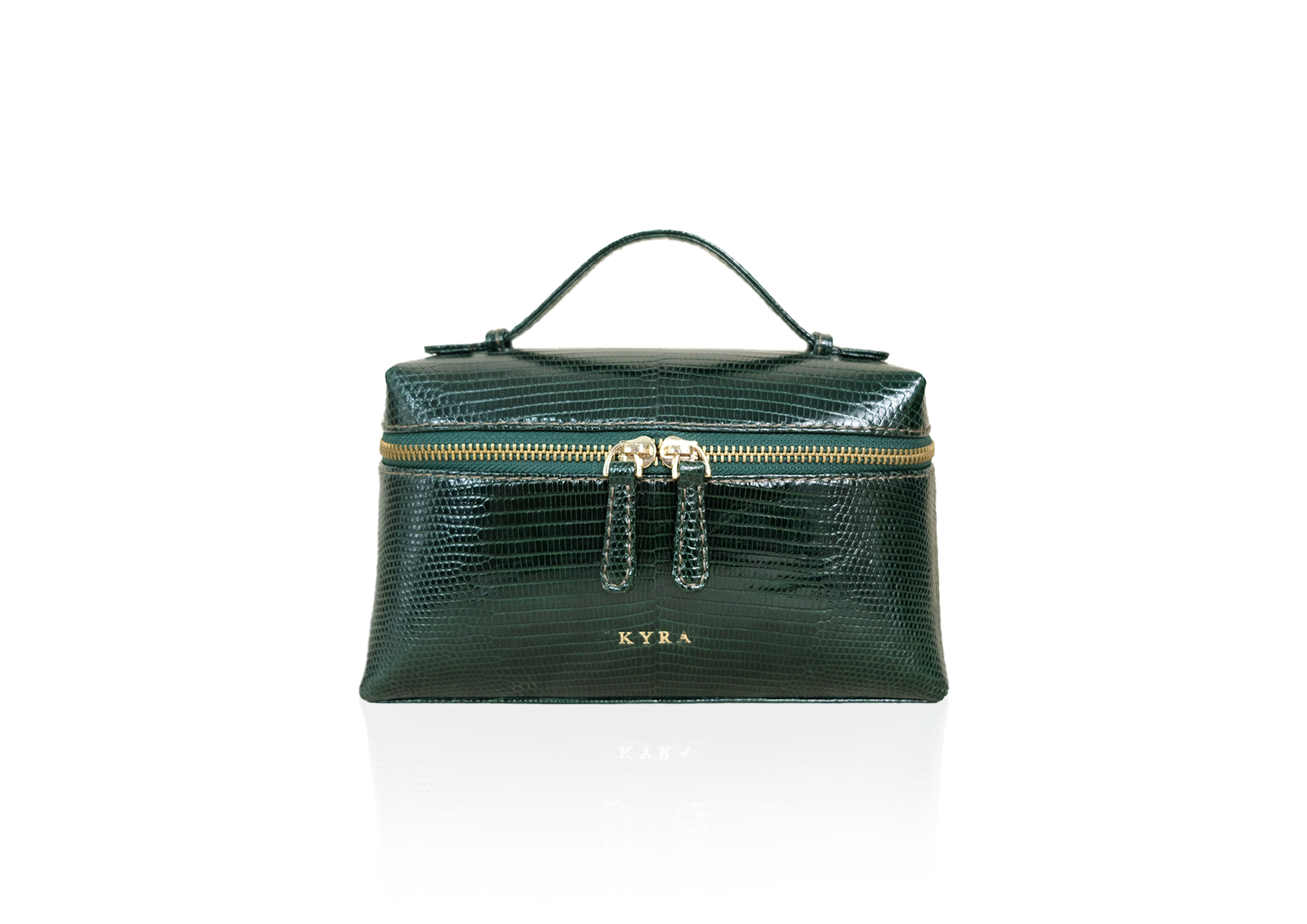 Picco Bag in Precious Leather – Dark Green Lizard