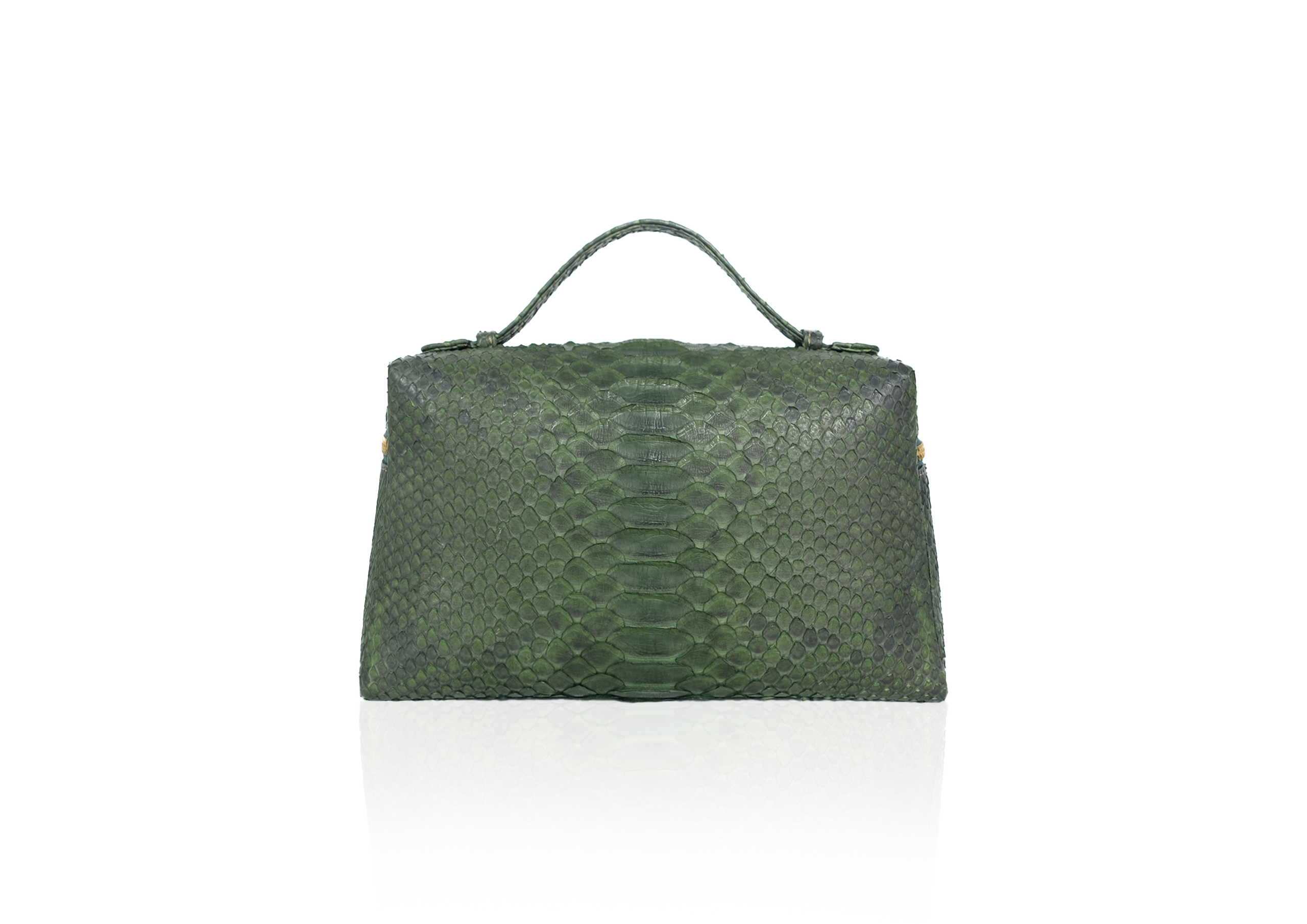Picco Bag in Precious Leather - Olive - Image 4