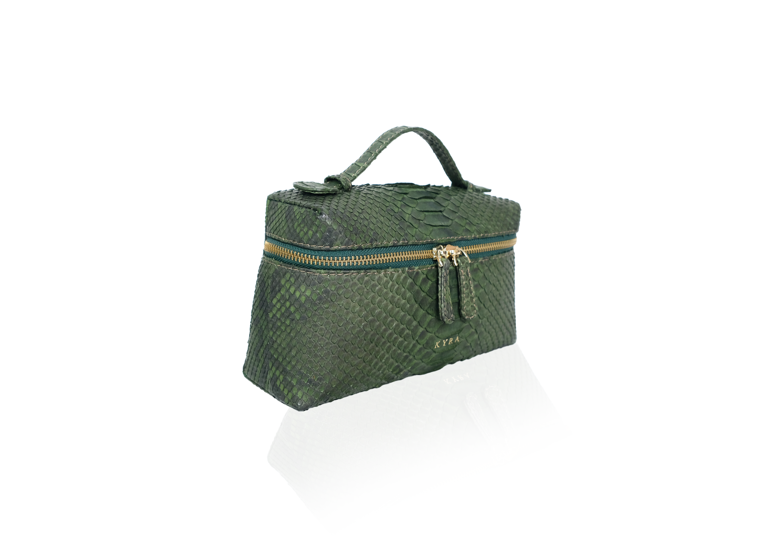 Picco Bag in Precious Leather - Olive - Image 2