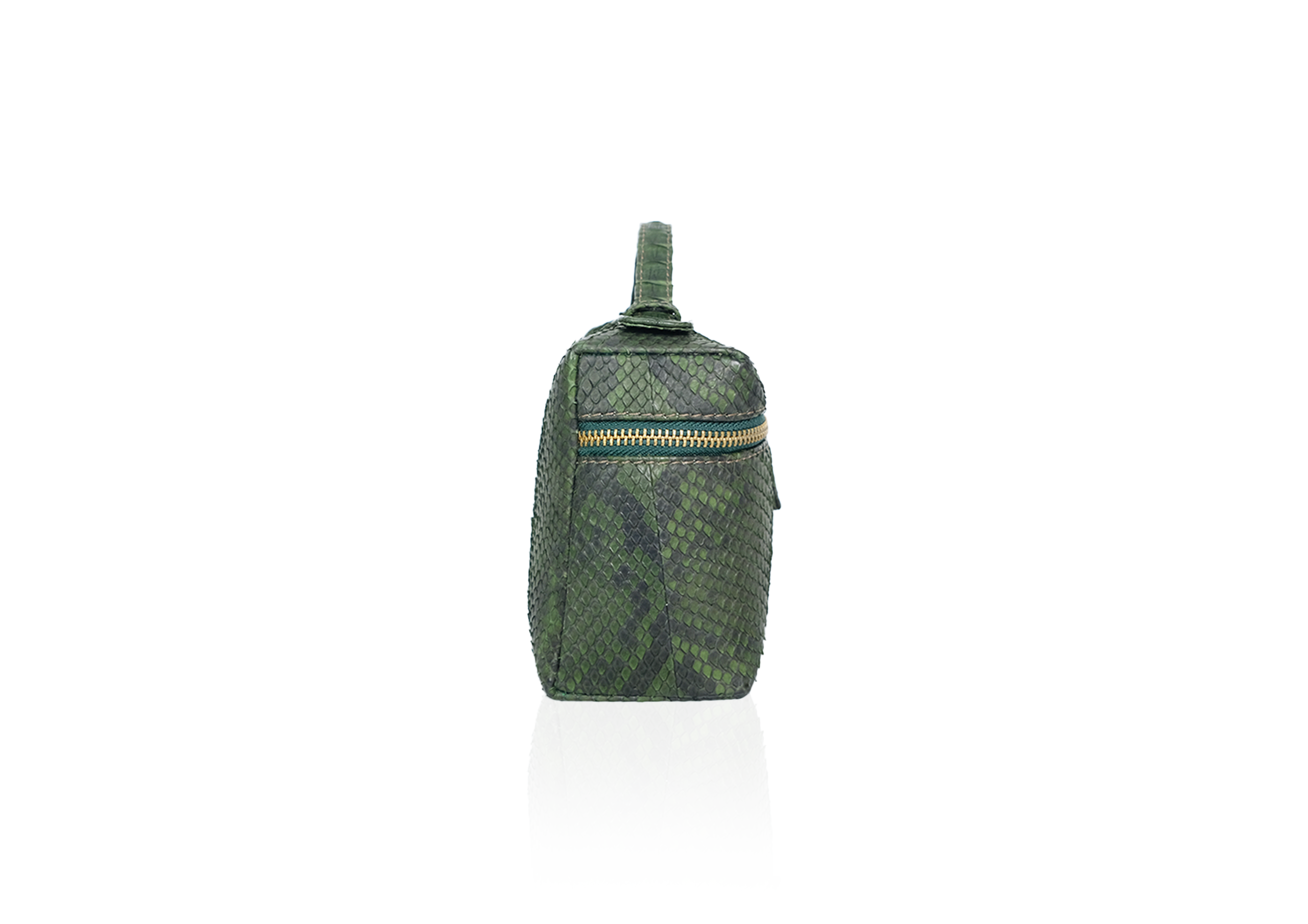 Picco Bag in Precious Leather - Olive - Image 3