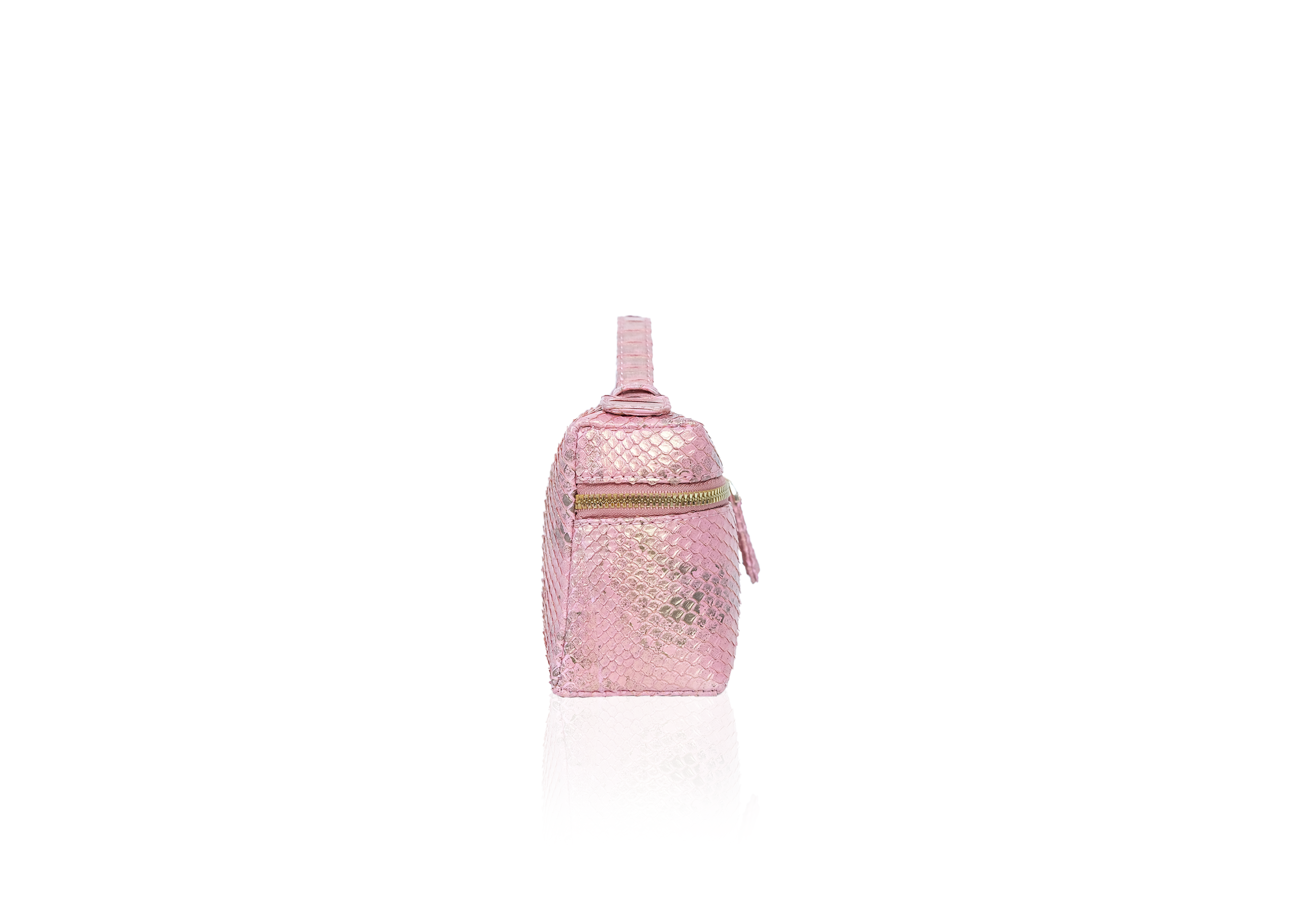 Picco 19 Bag in Precious Leather - Rose Gold - Image 3