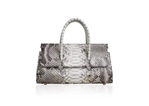python leather bag