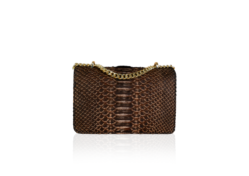 genuine python leather bag