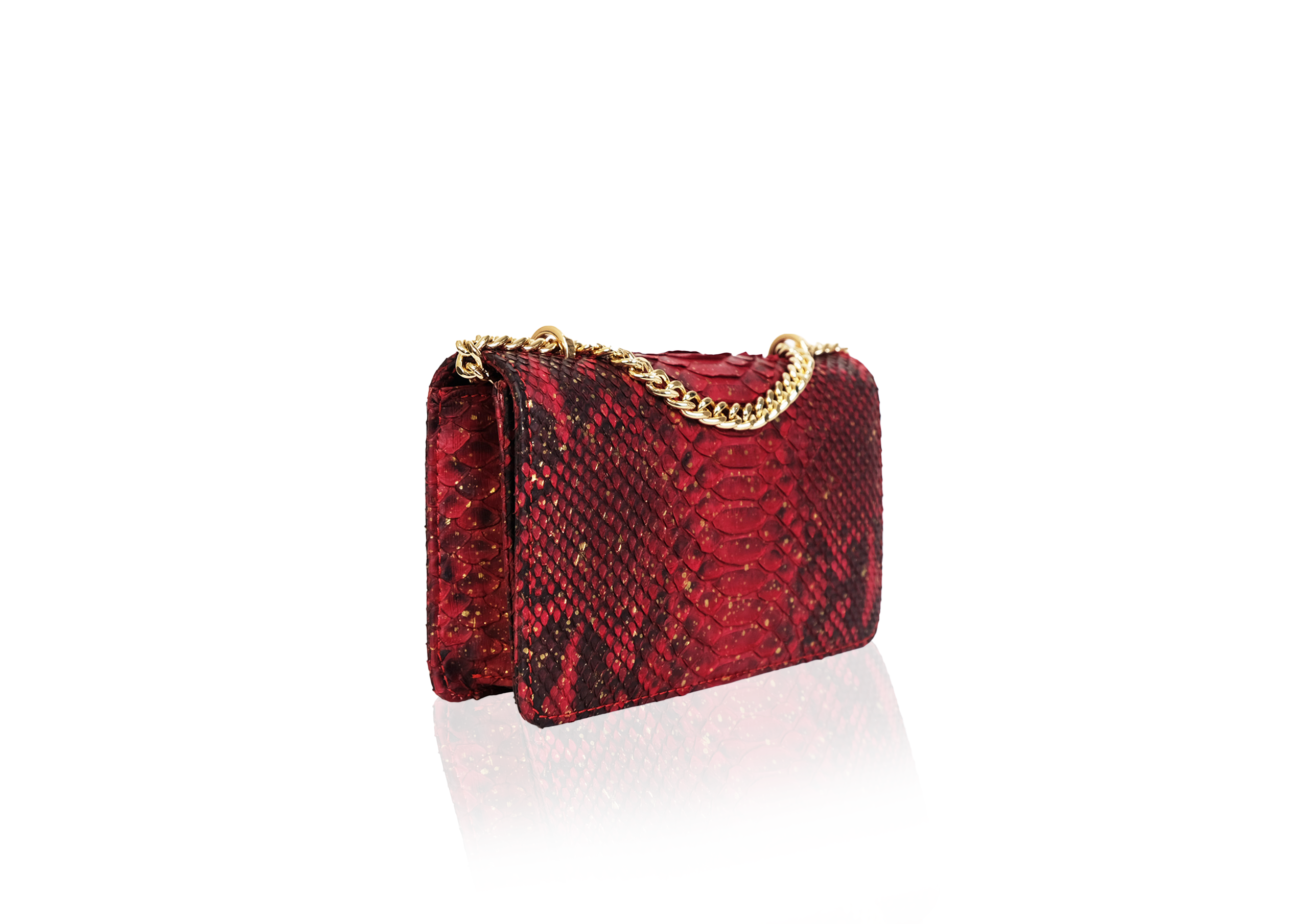 Alana in Burgundy Splash Gold - Image 2