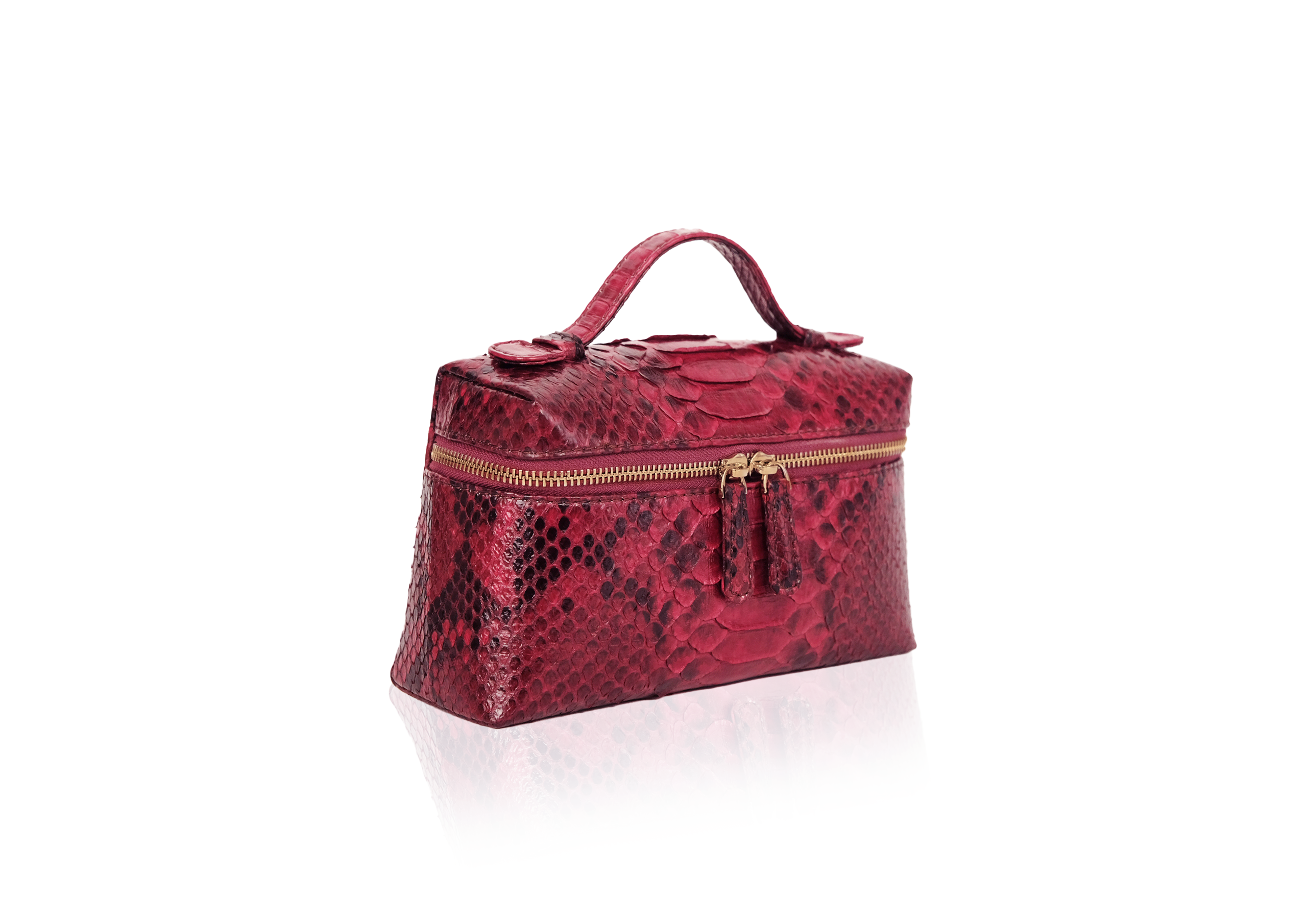 Picco Bag in Precious Leather - Fuschia - Image 2