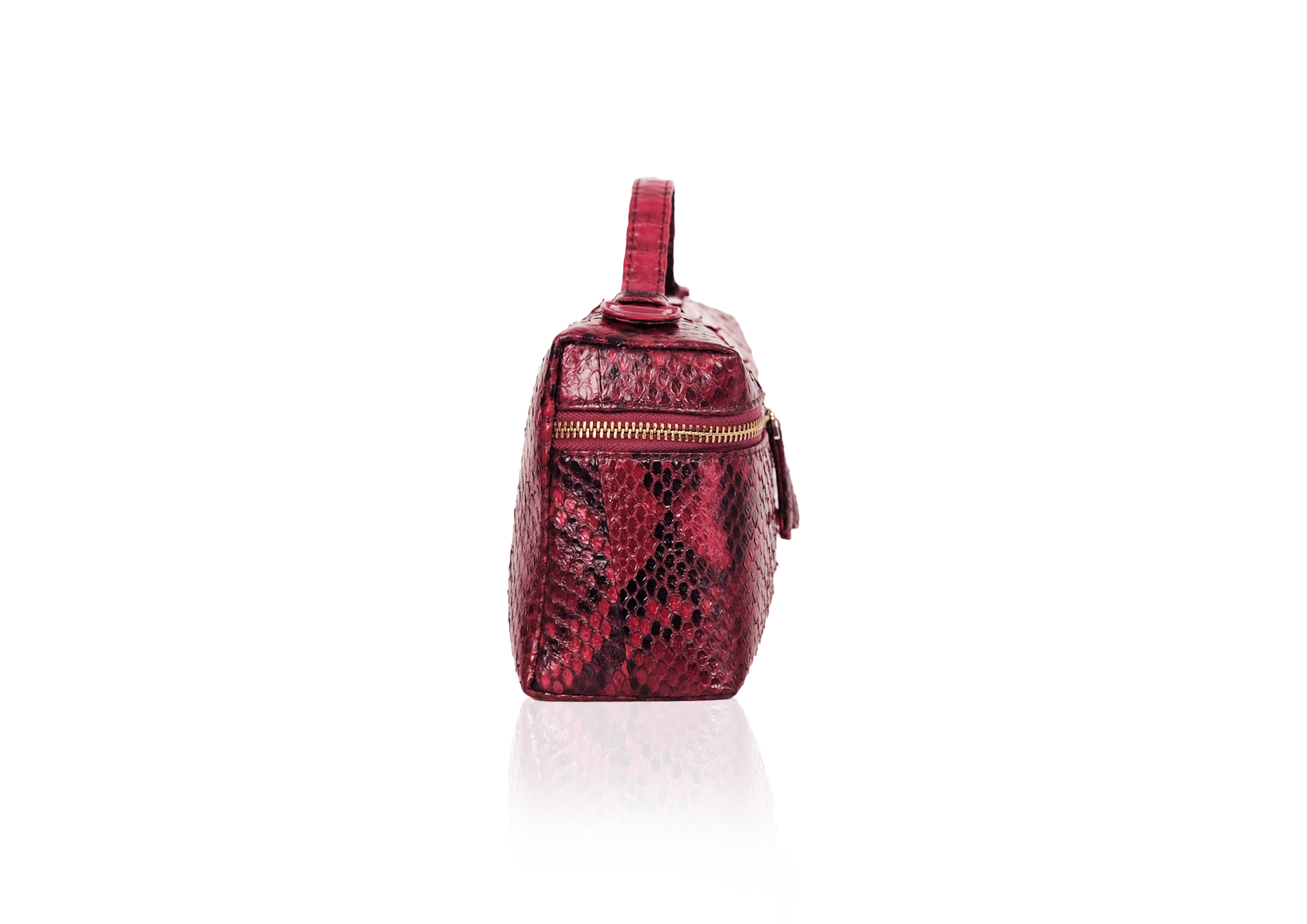 Picco Bag in Precious Leather - Fuschia - Image 3