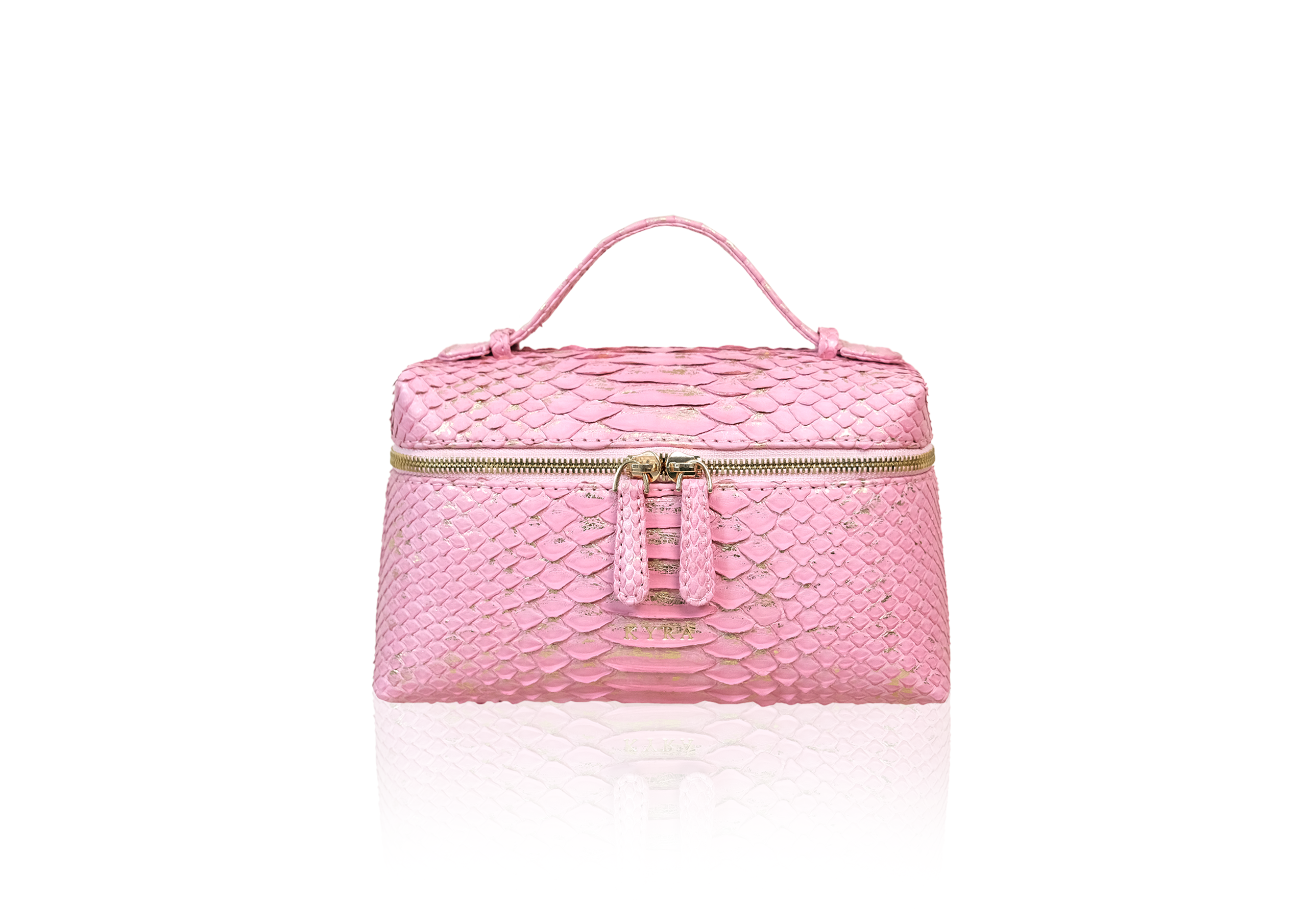 Picco Bag in Precious Leather – Pink Gold